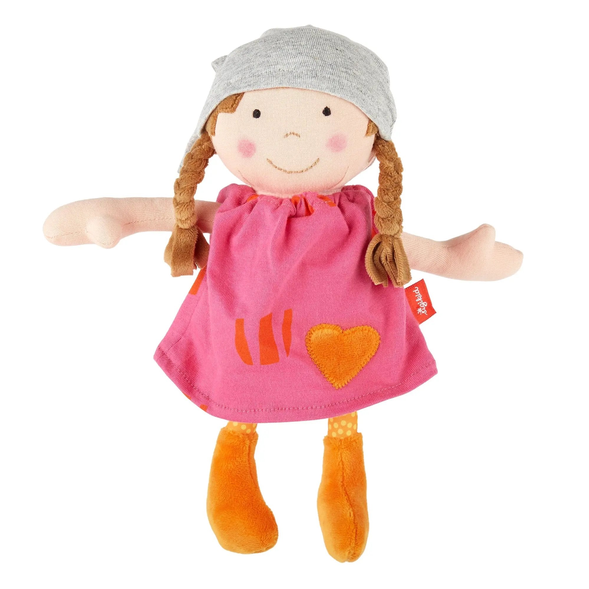 Plush Doll With Pink Outfit