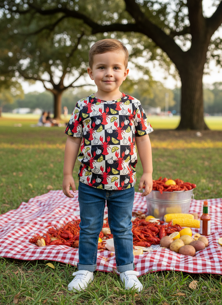 Crawfish Short Sleeve T Shirt
