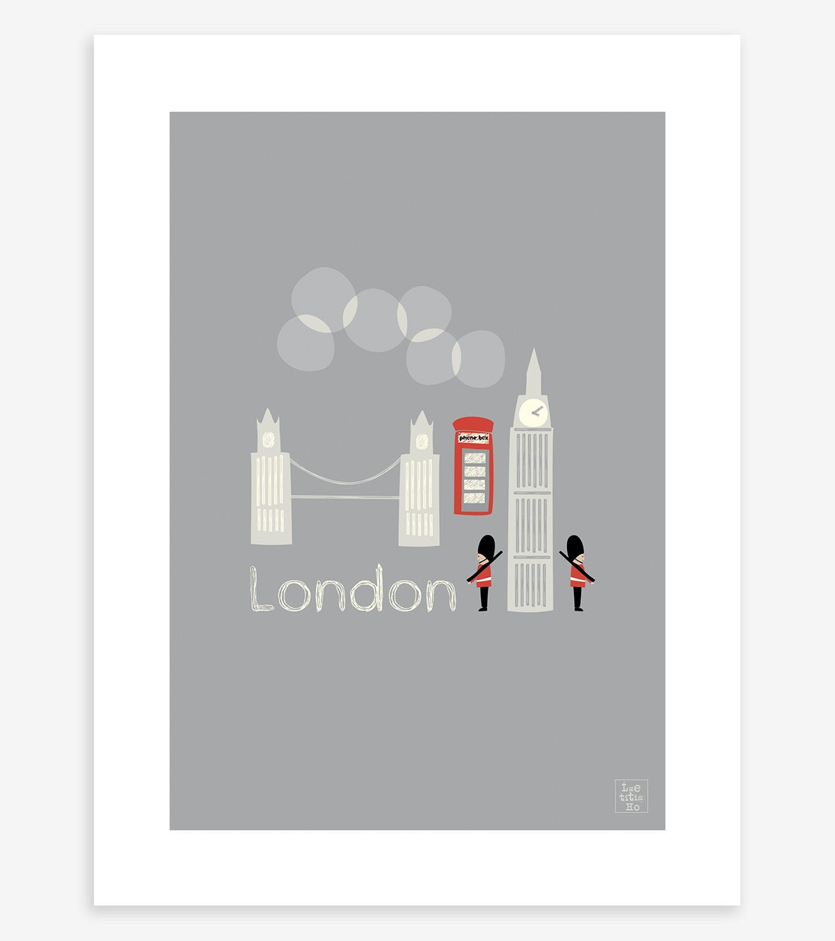 London - Children's Poster - Monuments Of London