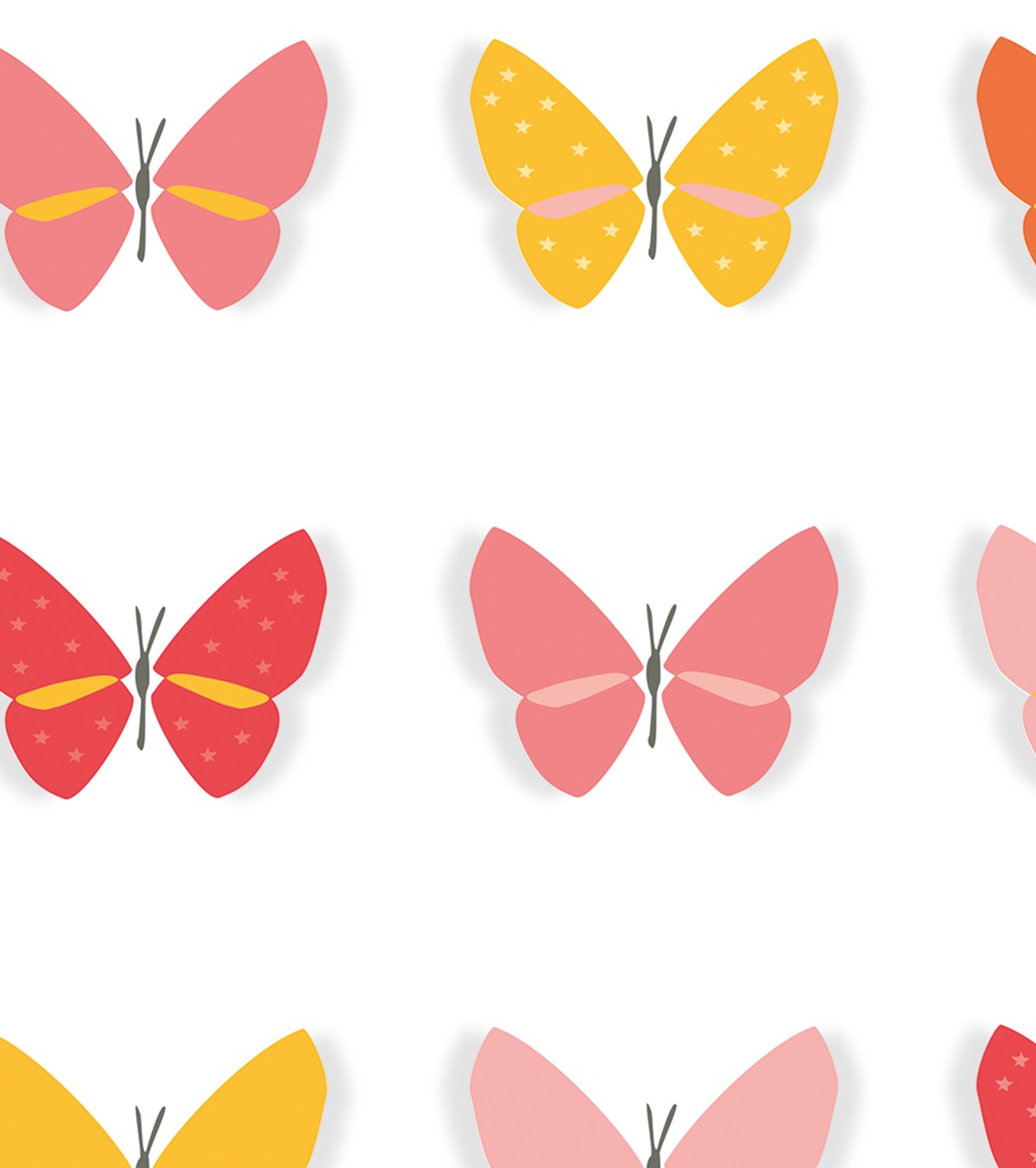 HELLO SPRING - Children's poster - Butterflies