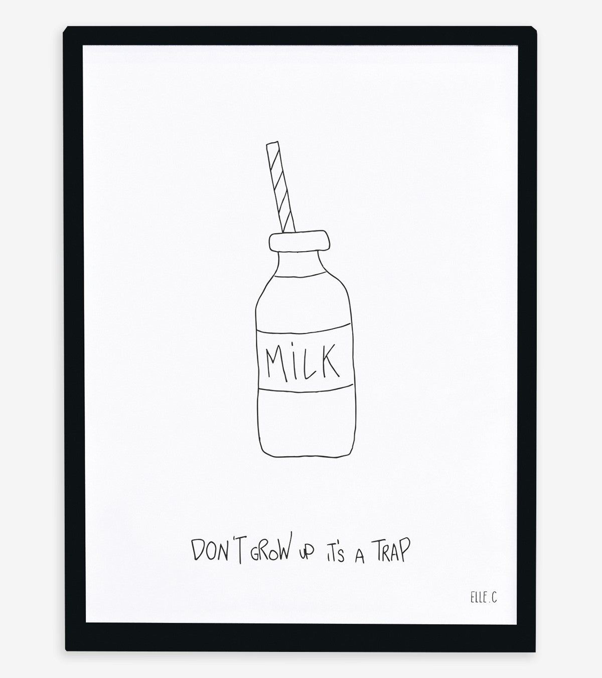 Back To School - Children's Poster - Don't Grow Up