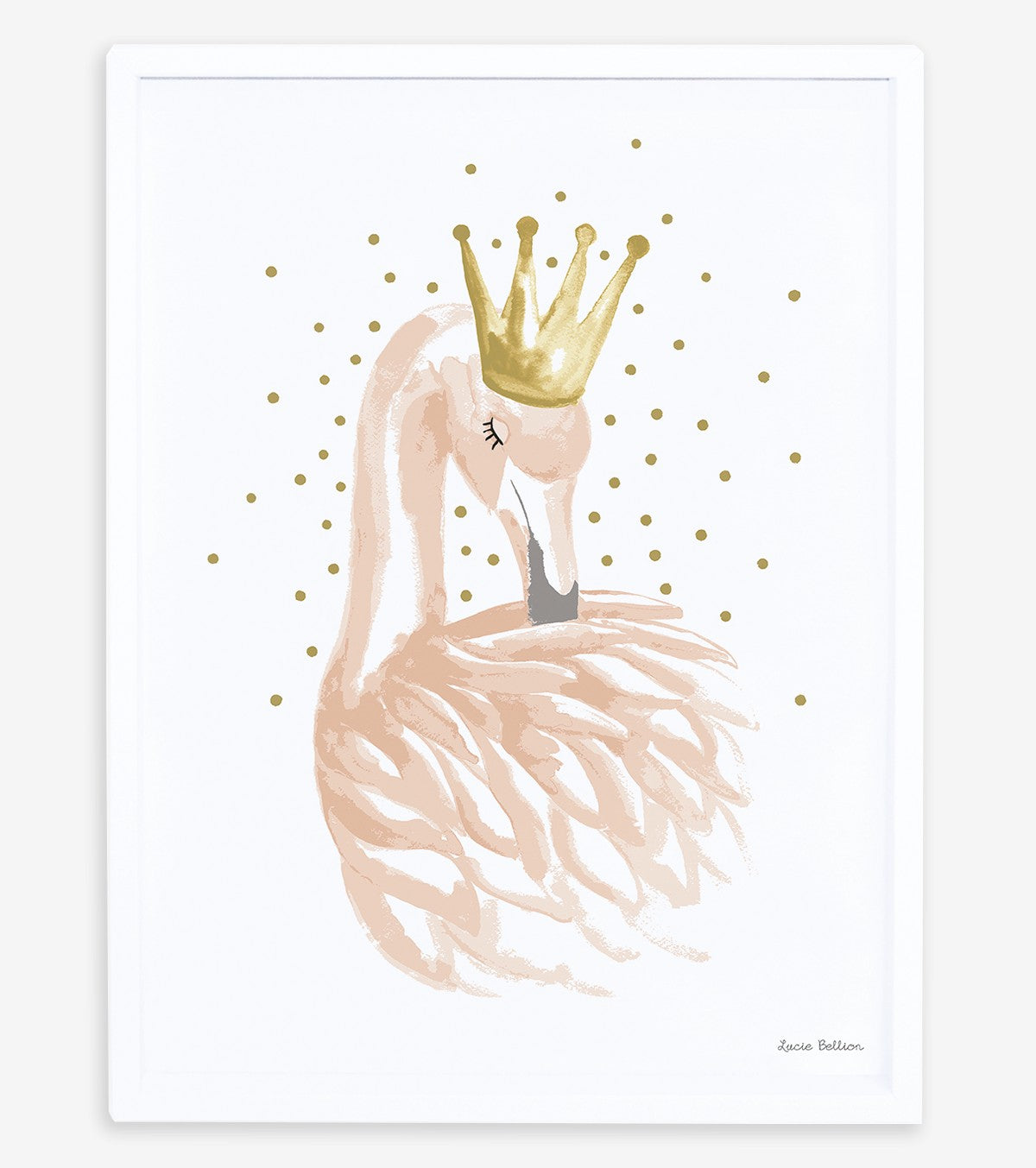 Flamingo - Children's Poster - Pink Flamingo