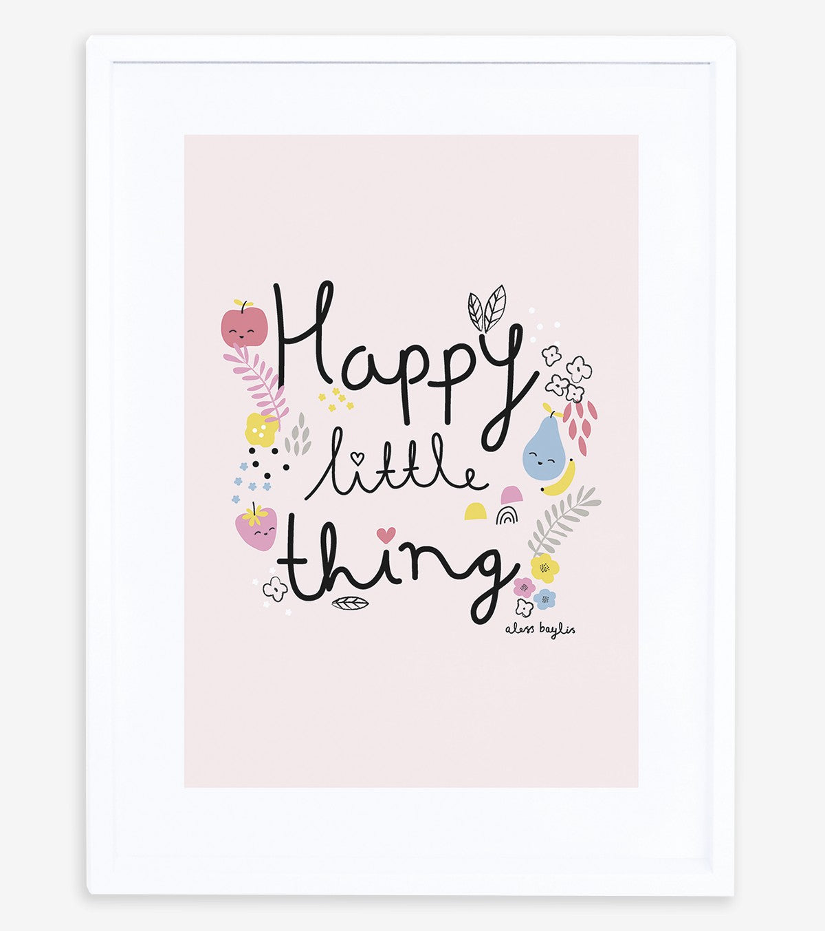 Tutti Frutti - Children's Poster - Fruits And Flowers