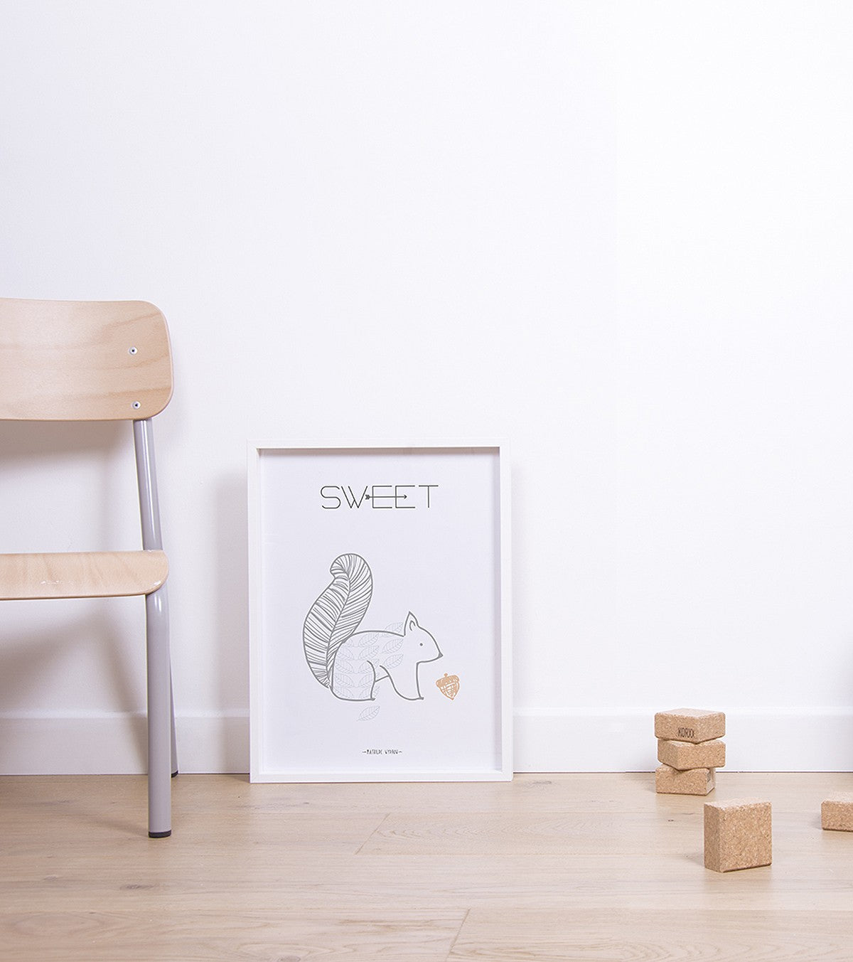 Nordic - Children's Poster - The Squirrel, Sweet