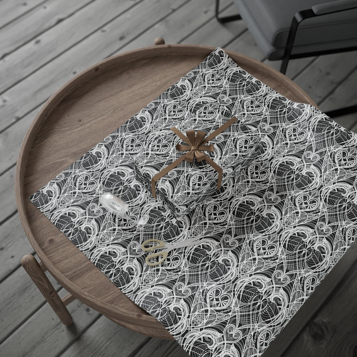 Heart Deco Wrapping Paper
