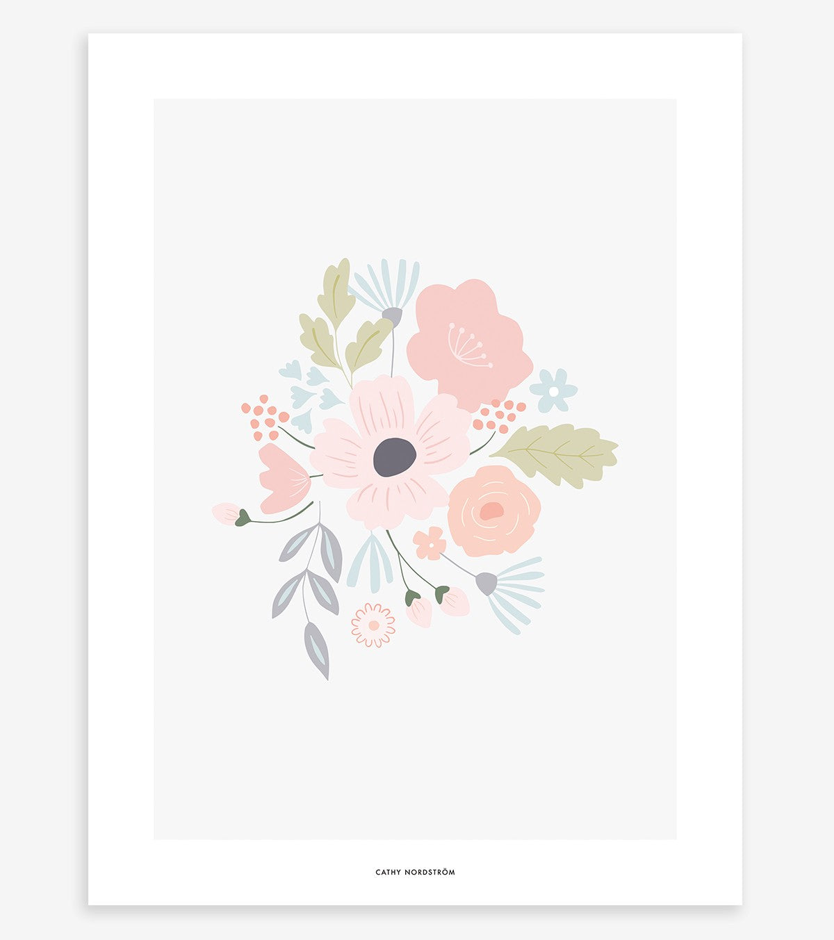 Bloom - Children's Poster - Bouquet Of Flowers