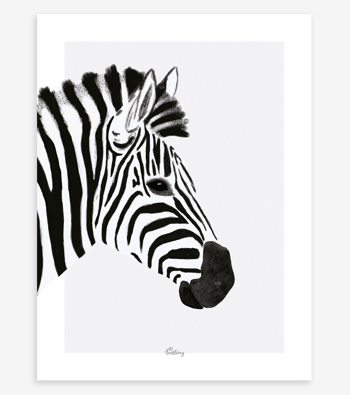 Serengeti - Children's Poster - The Zebra