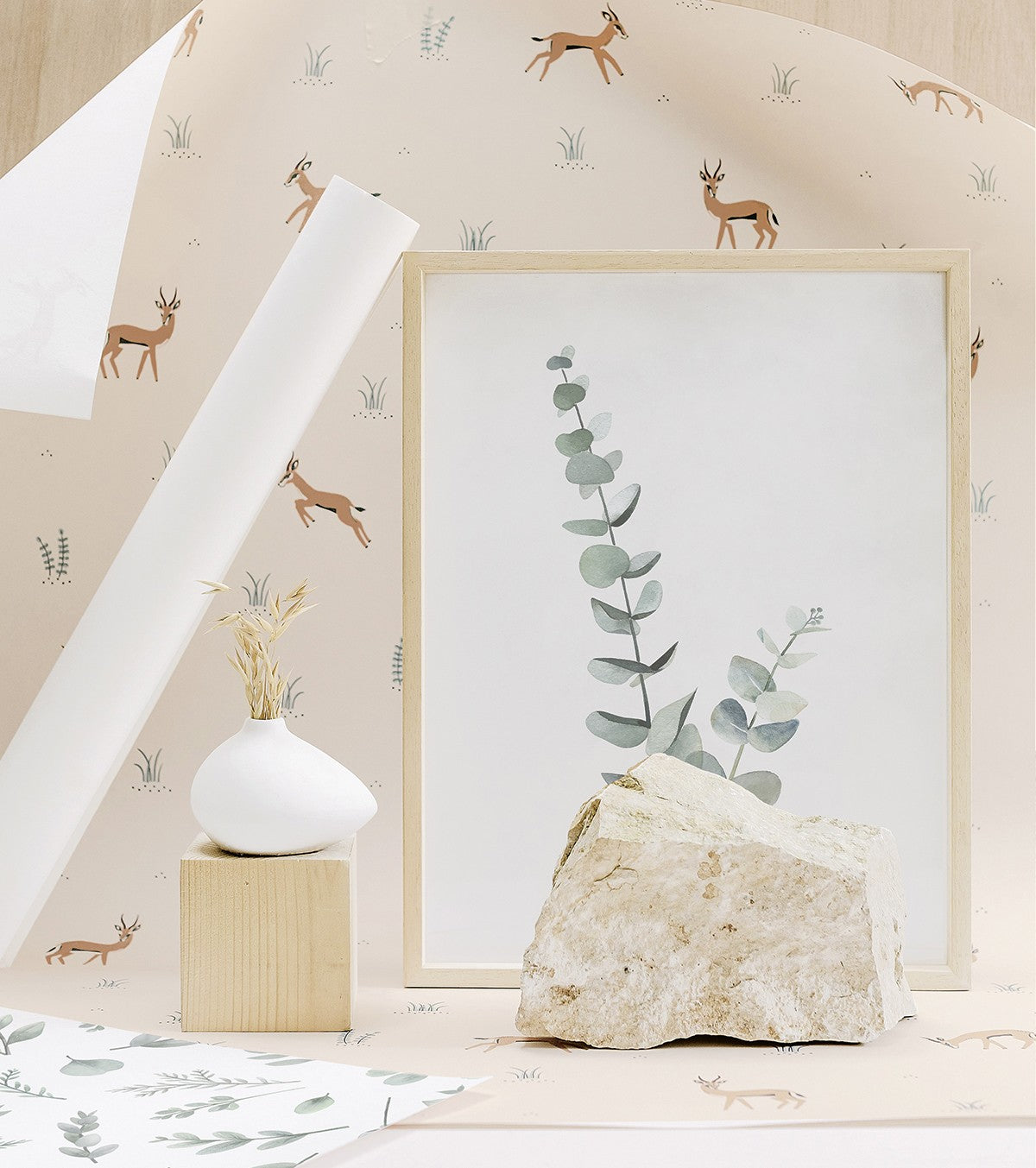 Greenery - Children's Poster - Eucalyptus Stems