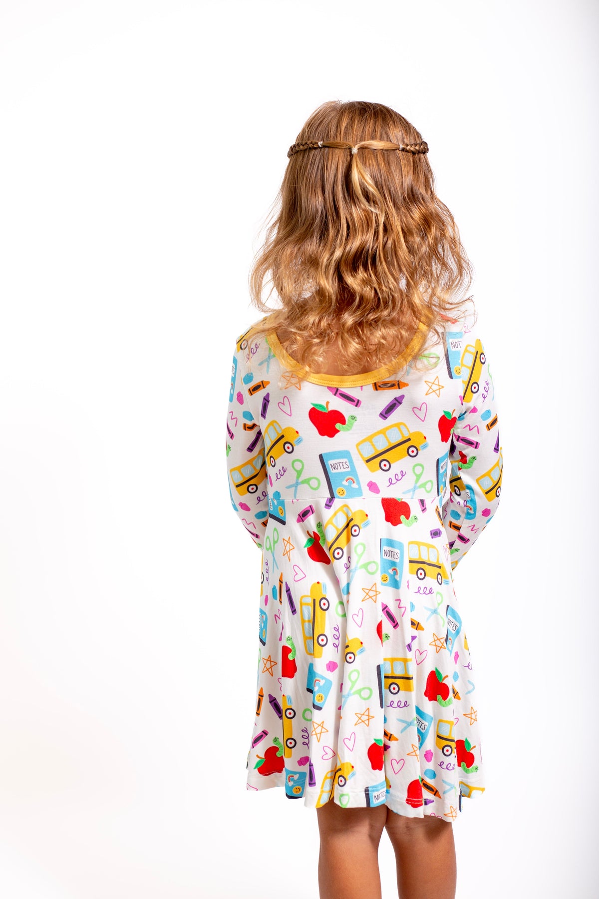 My First Day Of School Twirl Dress | Girls Back To School