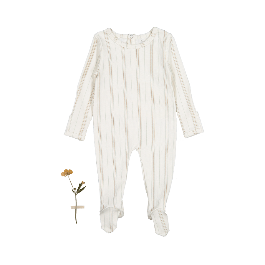 The Printed Romper - Mist Stripe