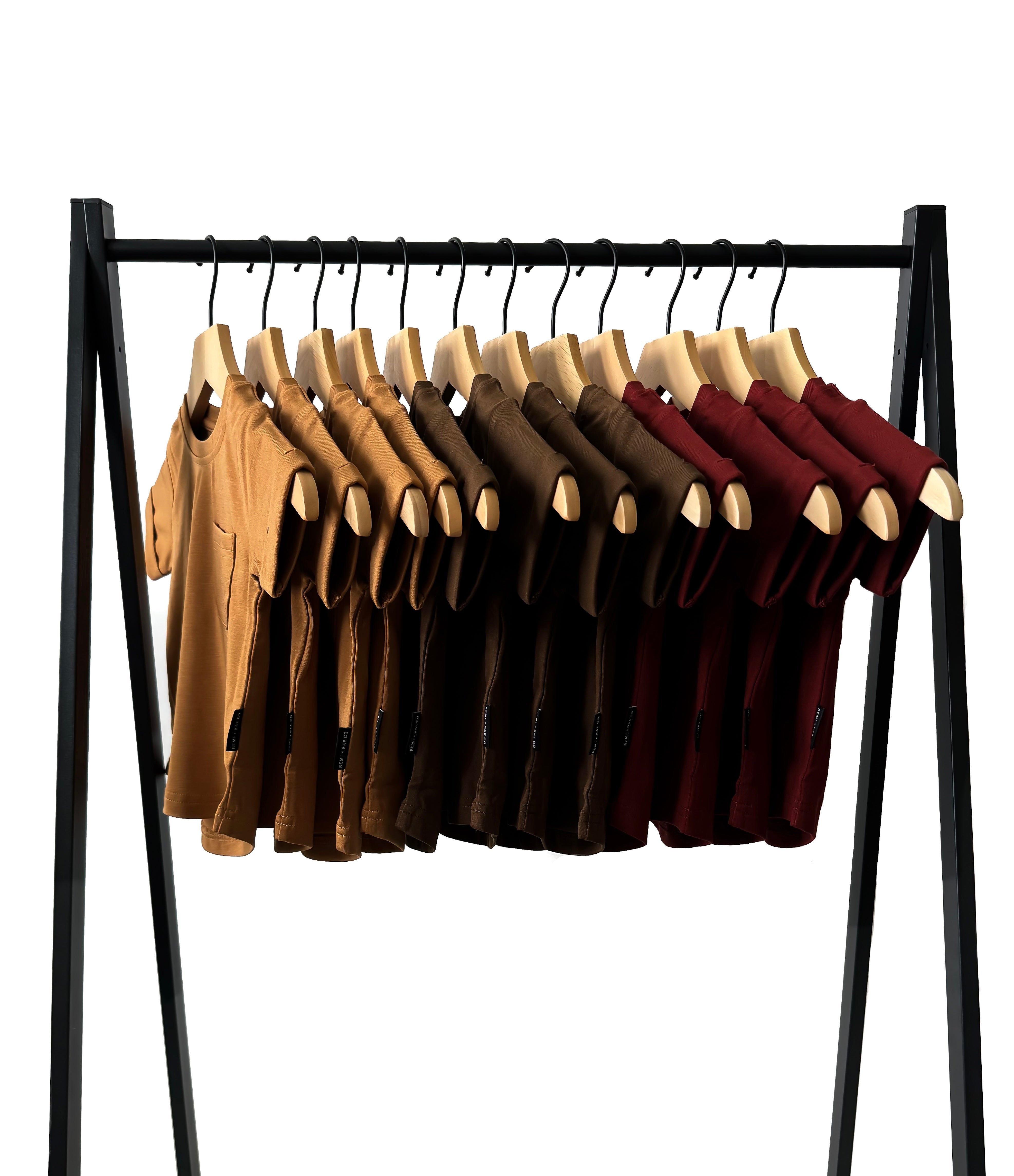 Bamboo Pocket Tee - Caramel