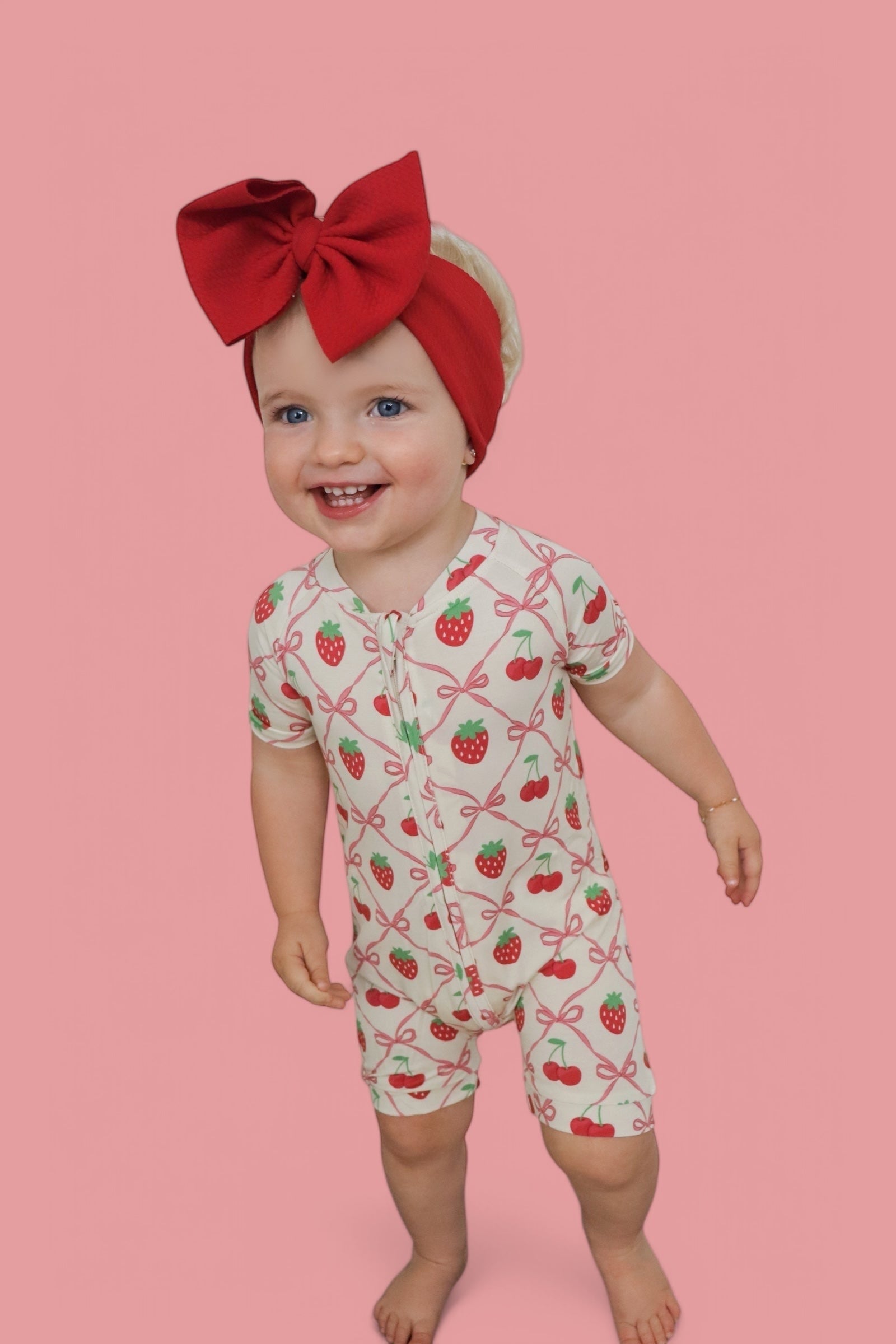 Cherry Bow Berry Dream Shortie