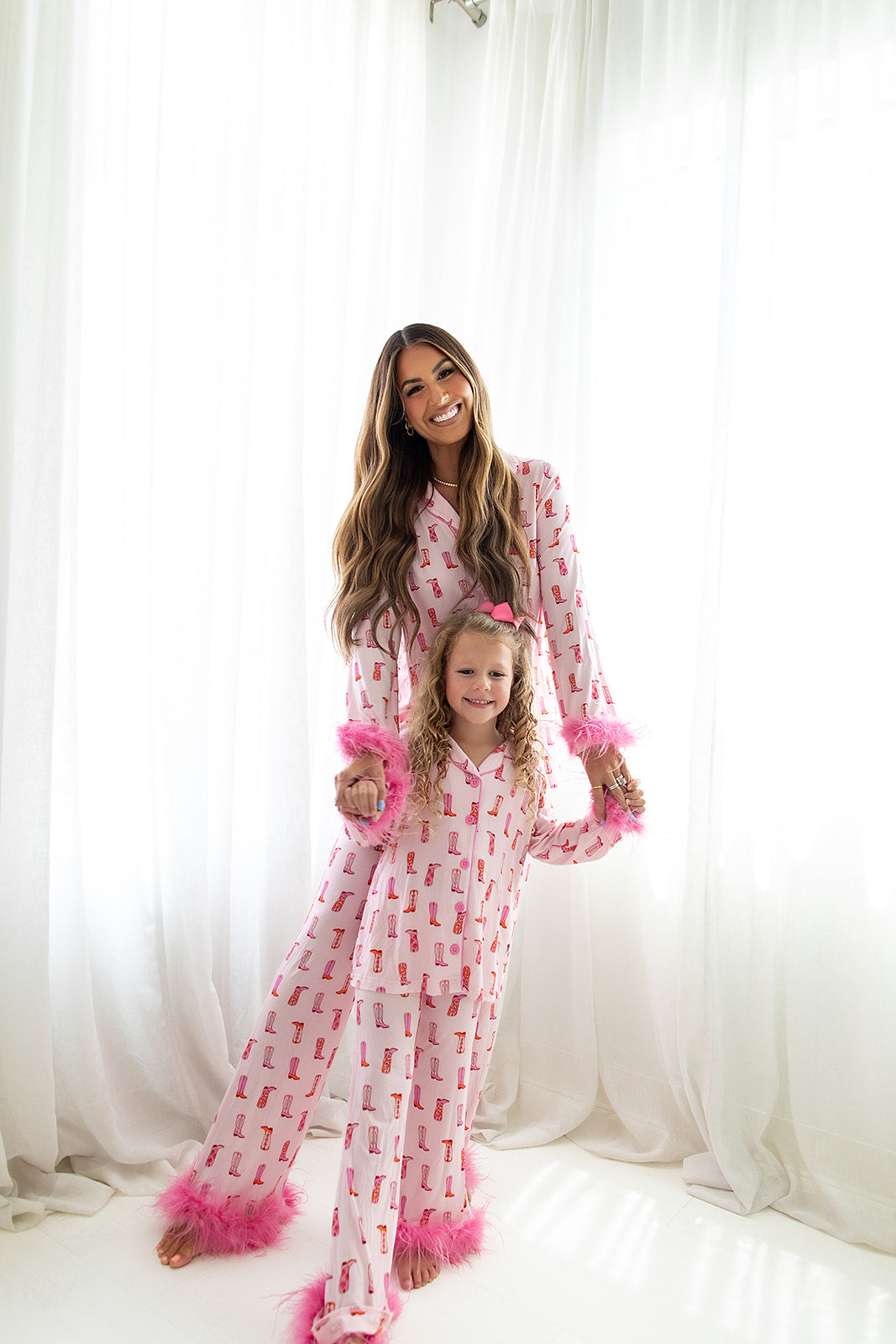 Exclusive Yee Haw Hollie Girl's Flare Feathered Dream Set