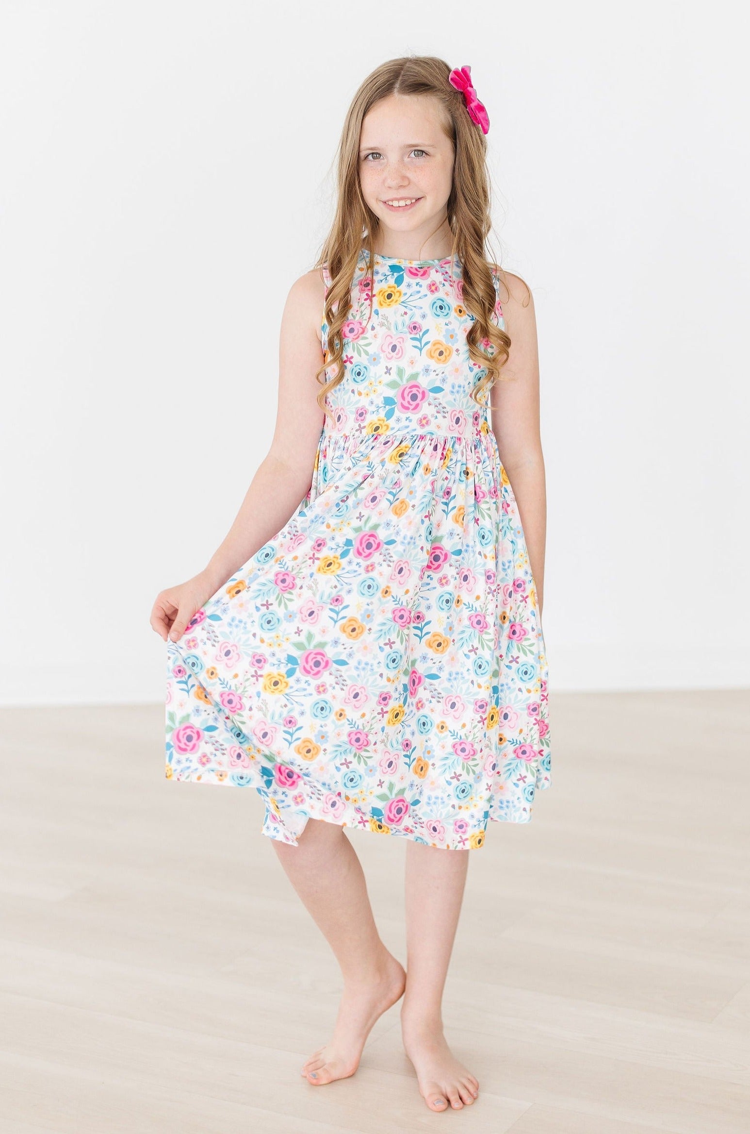 Sunshine Blooms Tank Twirl Dress