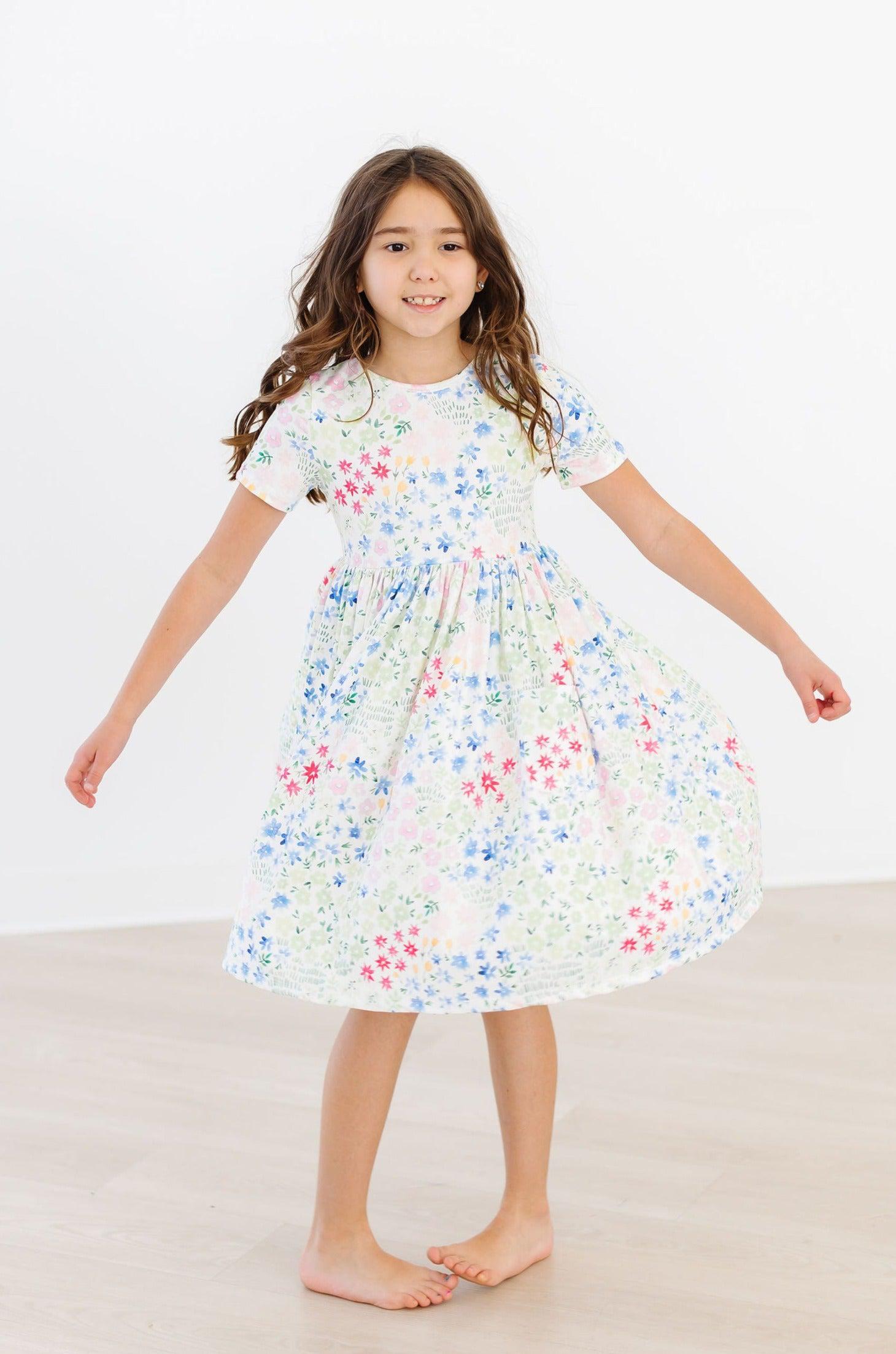 Sunshine Meadows S/s Pocket Twirl Dress