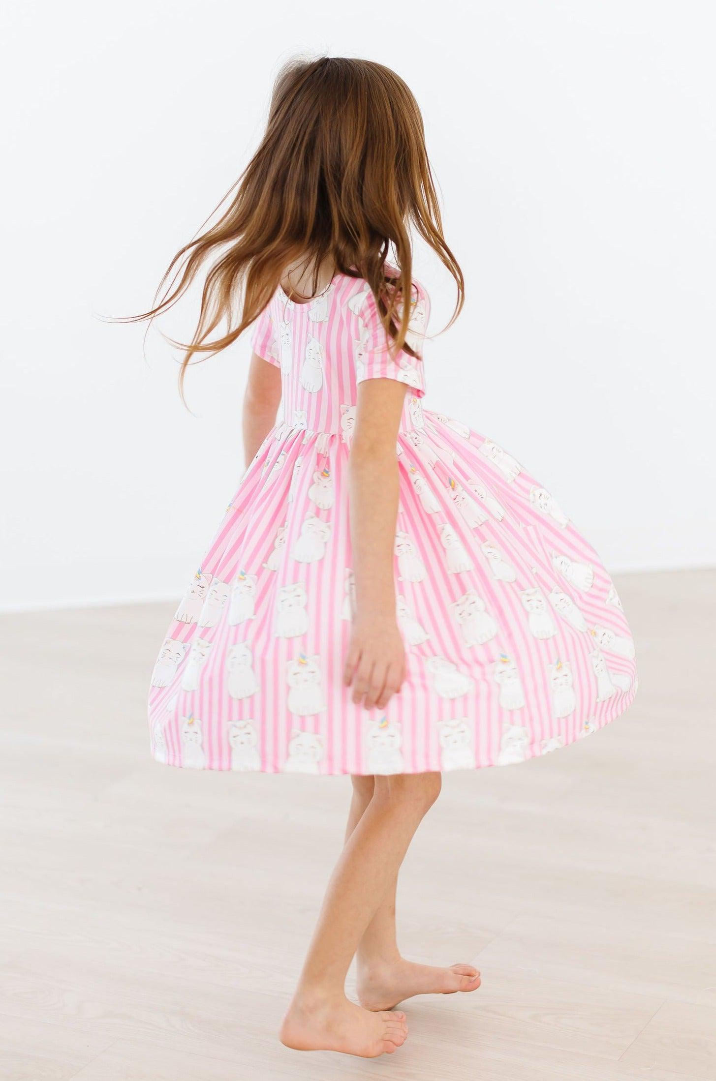 Kittycorn S/s Pocket Twirl Dress