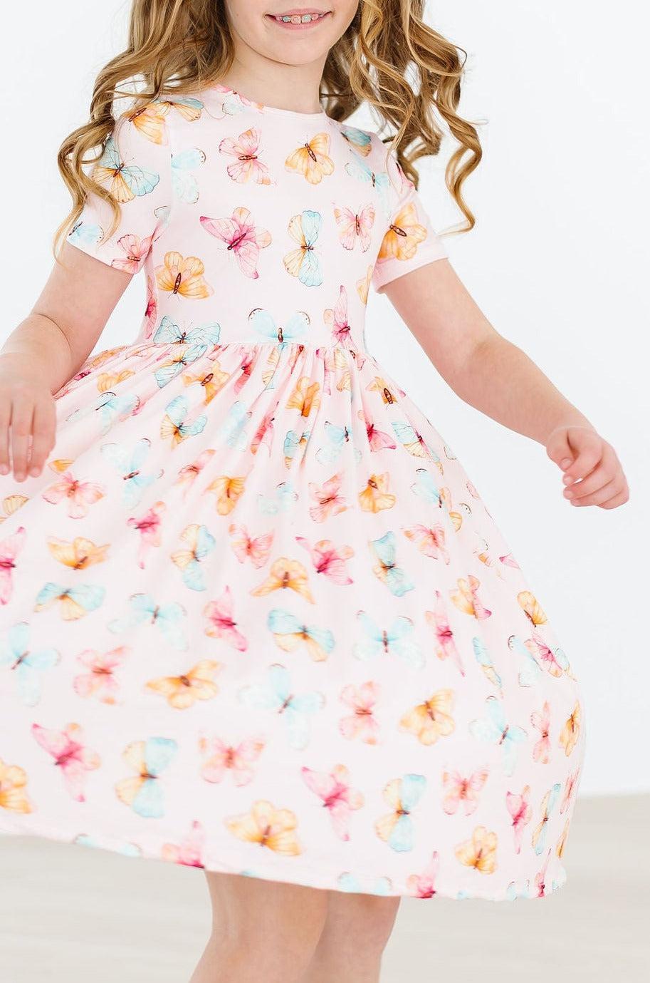 Butterfly Kisses S/s Twirl Dress