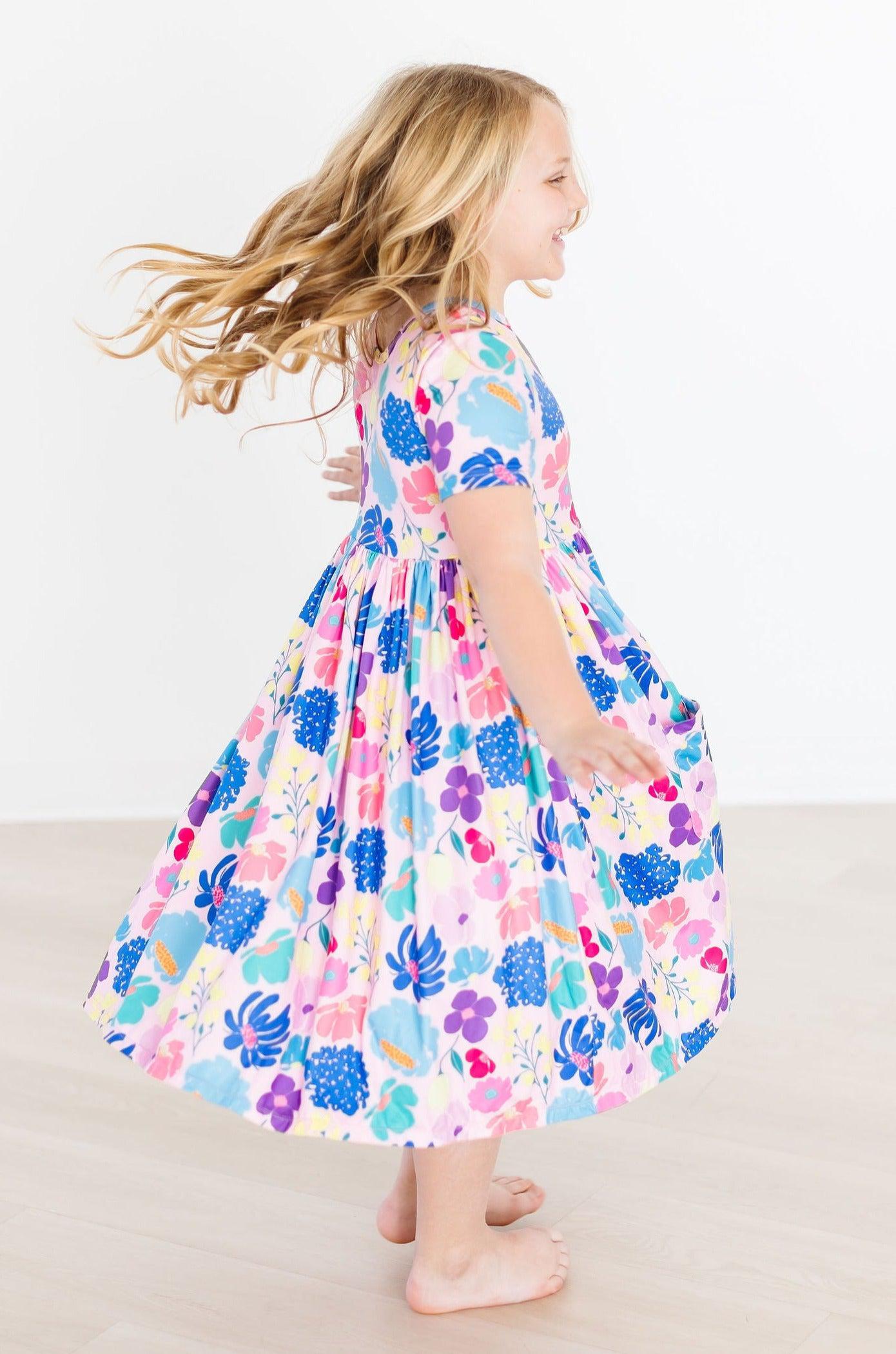 Dahlia Dreams S/s Pocket Twirl Dress