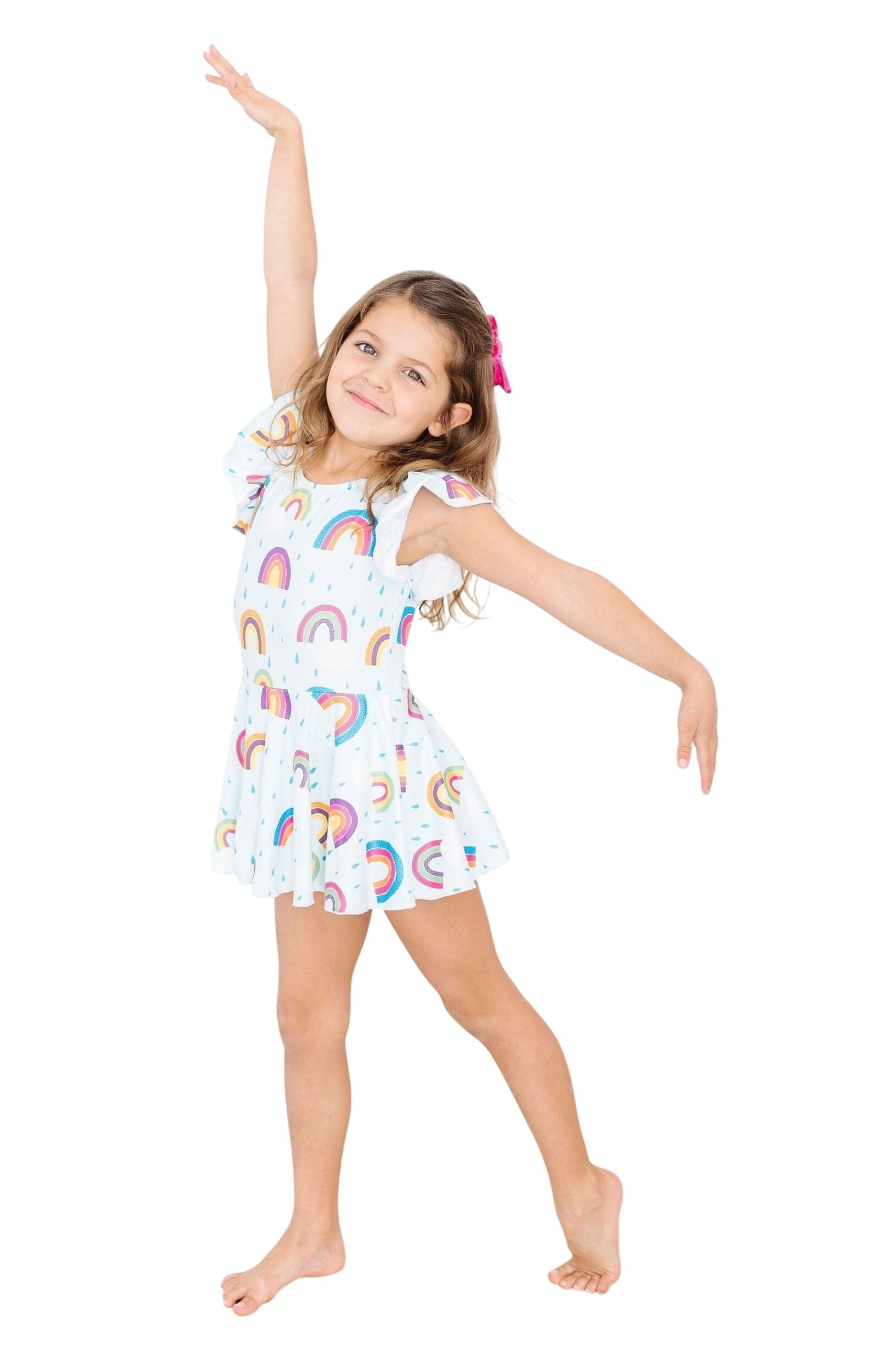 April Showers S/s Twirl Leotard