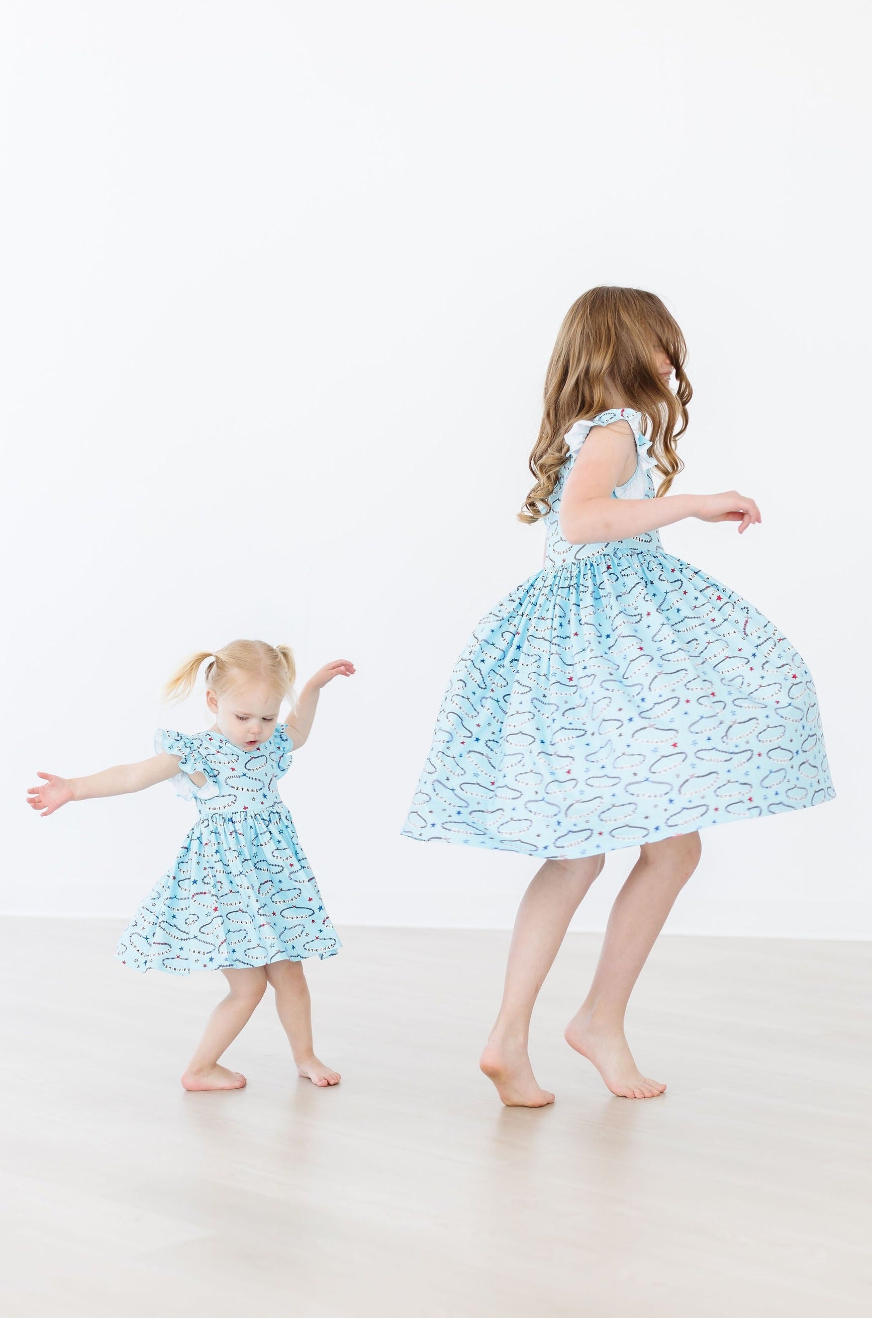 Miss Americana (mila's Version) Flutter Sleeve Twirl Dress