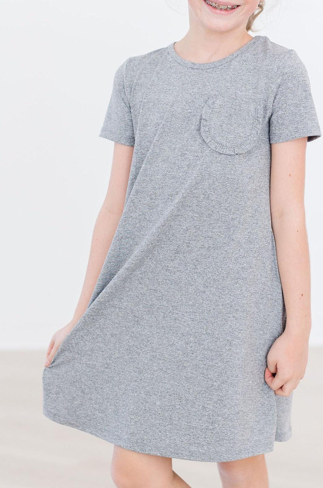 Heather Gray T-shirt Dress