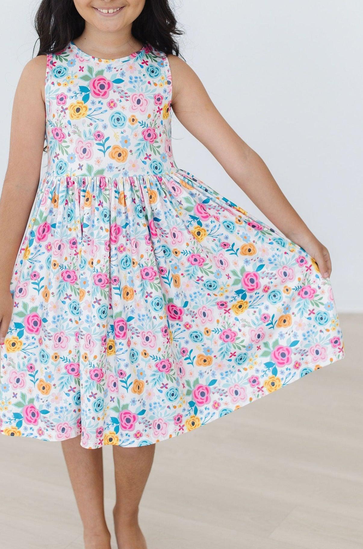 Sunshine Blooms Tank Twirl Dress