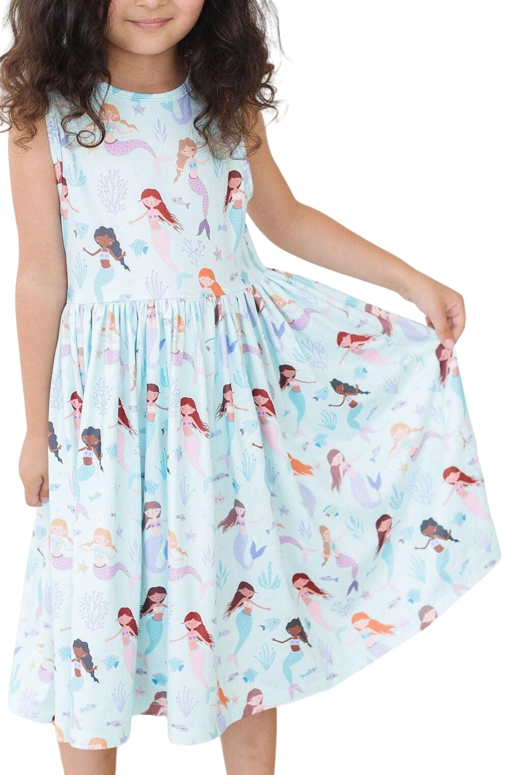 Happy As A Clam Tank Twirl Dress