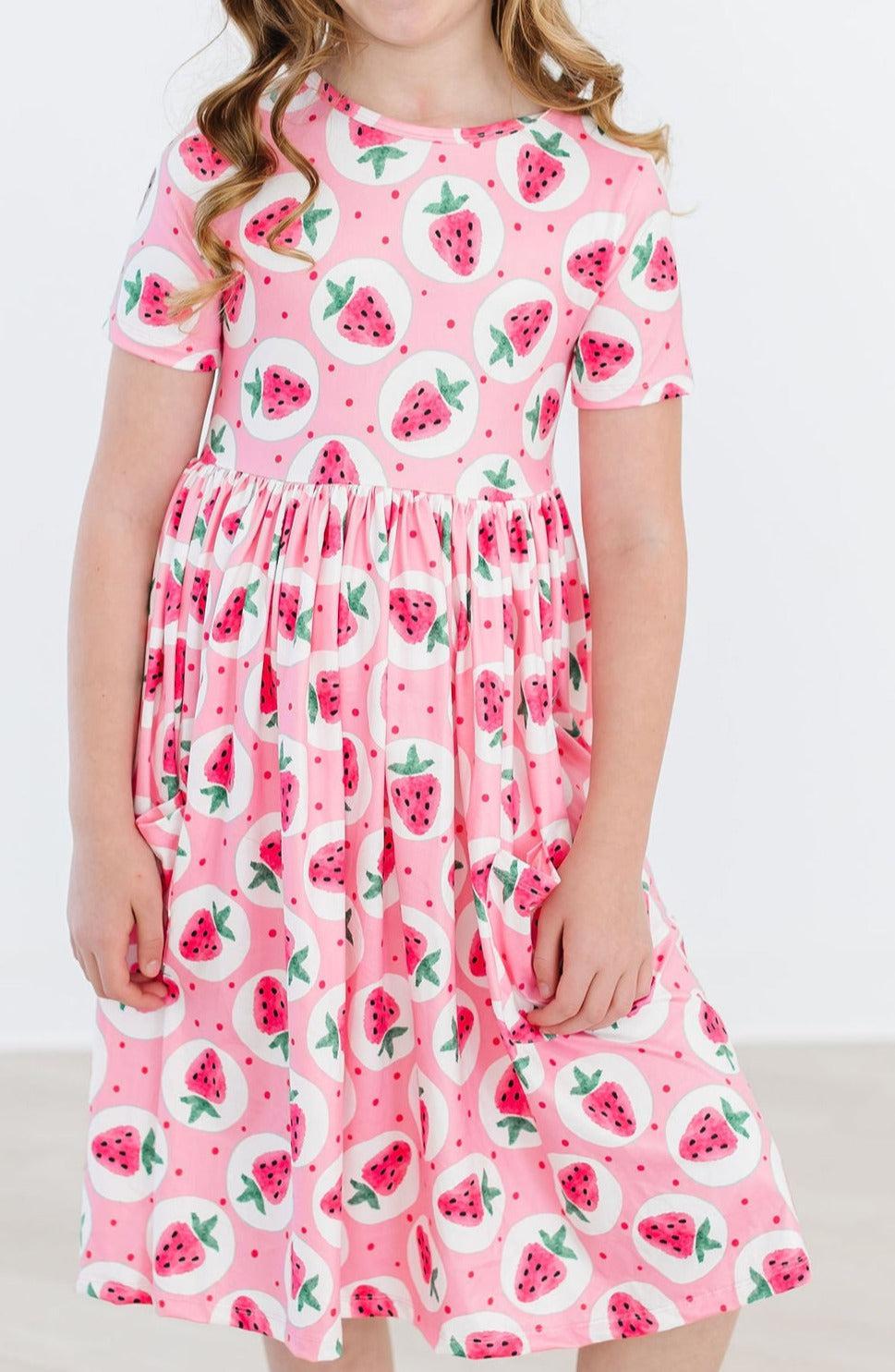 Strawberry Fields S/s Pocket Twirl Dress