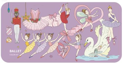 Coloring Kit - 3 Units In Set - Ballerina Large