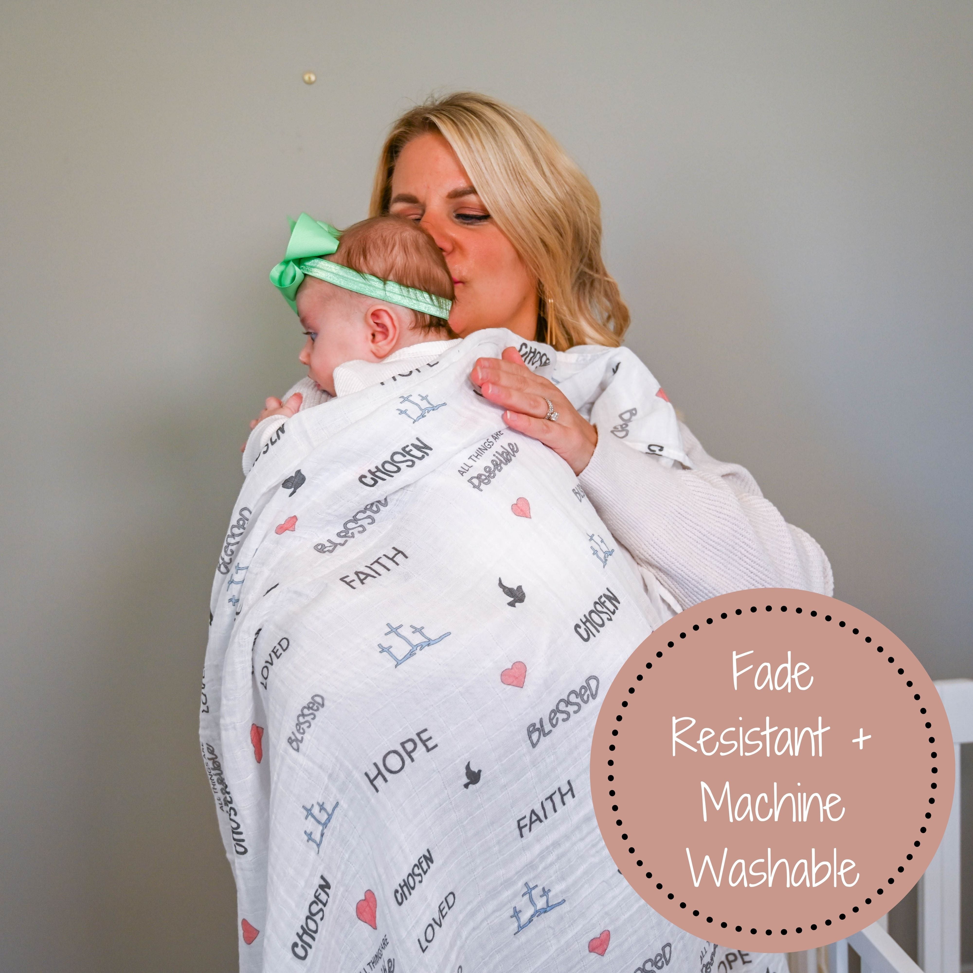 All Things Are Possible Swaddle Blanket