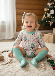 Mint Nutcracker Long Sleeve Leo