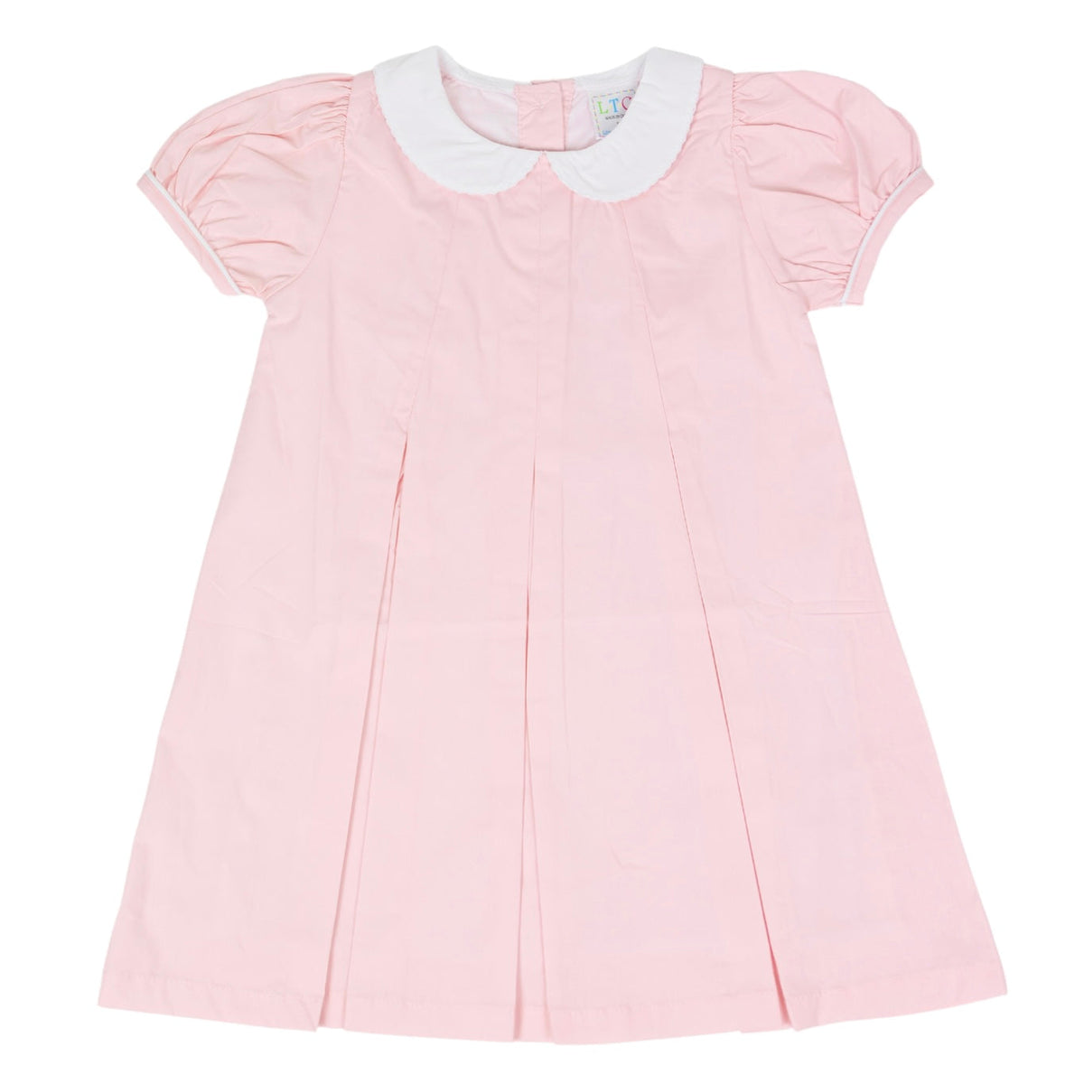 Pleated Peter Pan Collar Dress