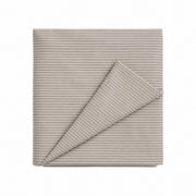 Grey Ivory Stripe Crib Quilted Blanket