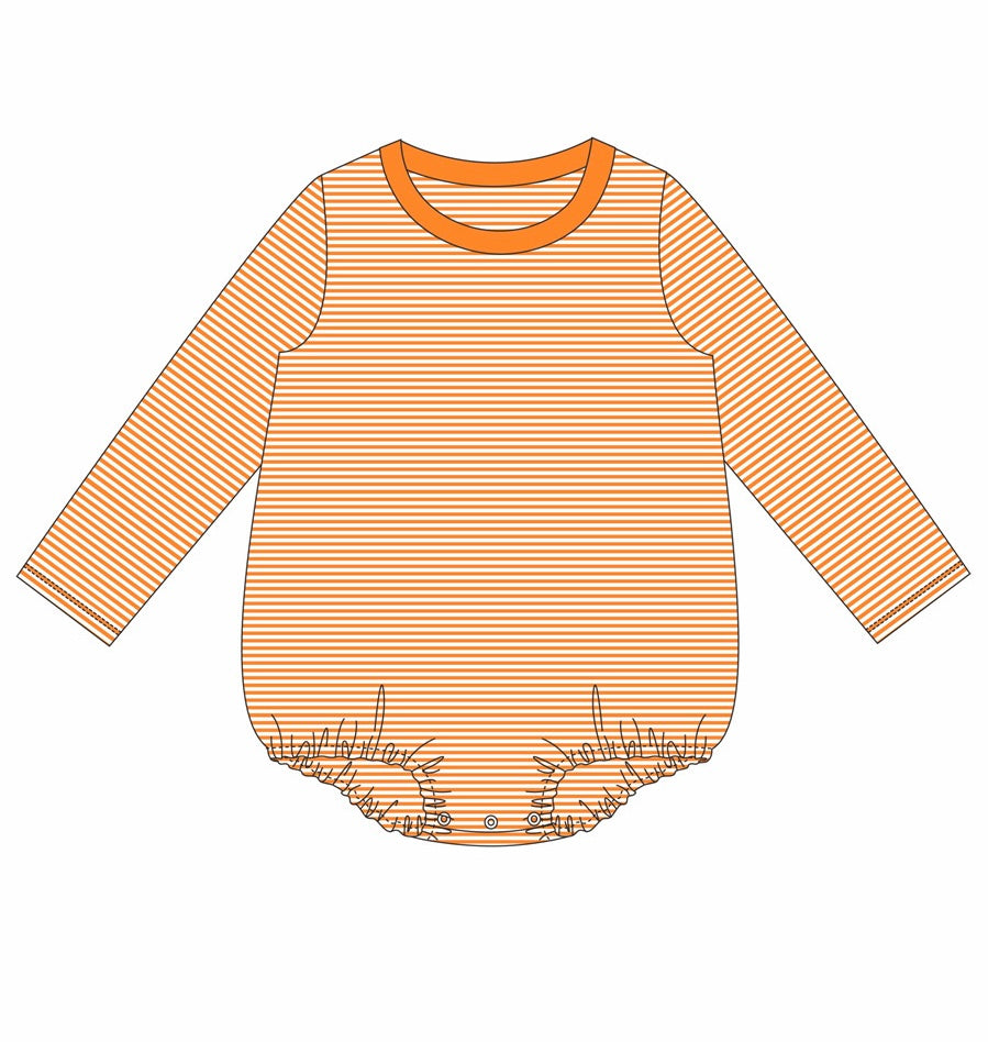 Knit Stripe Long Sleeve T-shirt Bubble