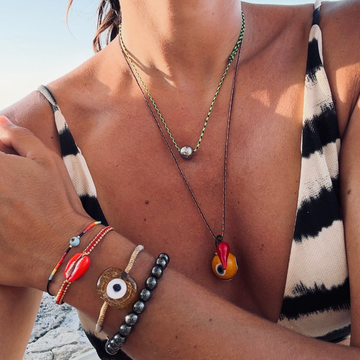 Tulip Cowrie Shell Bracelet
