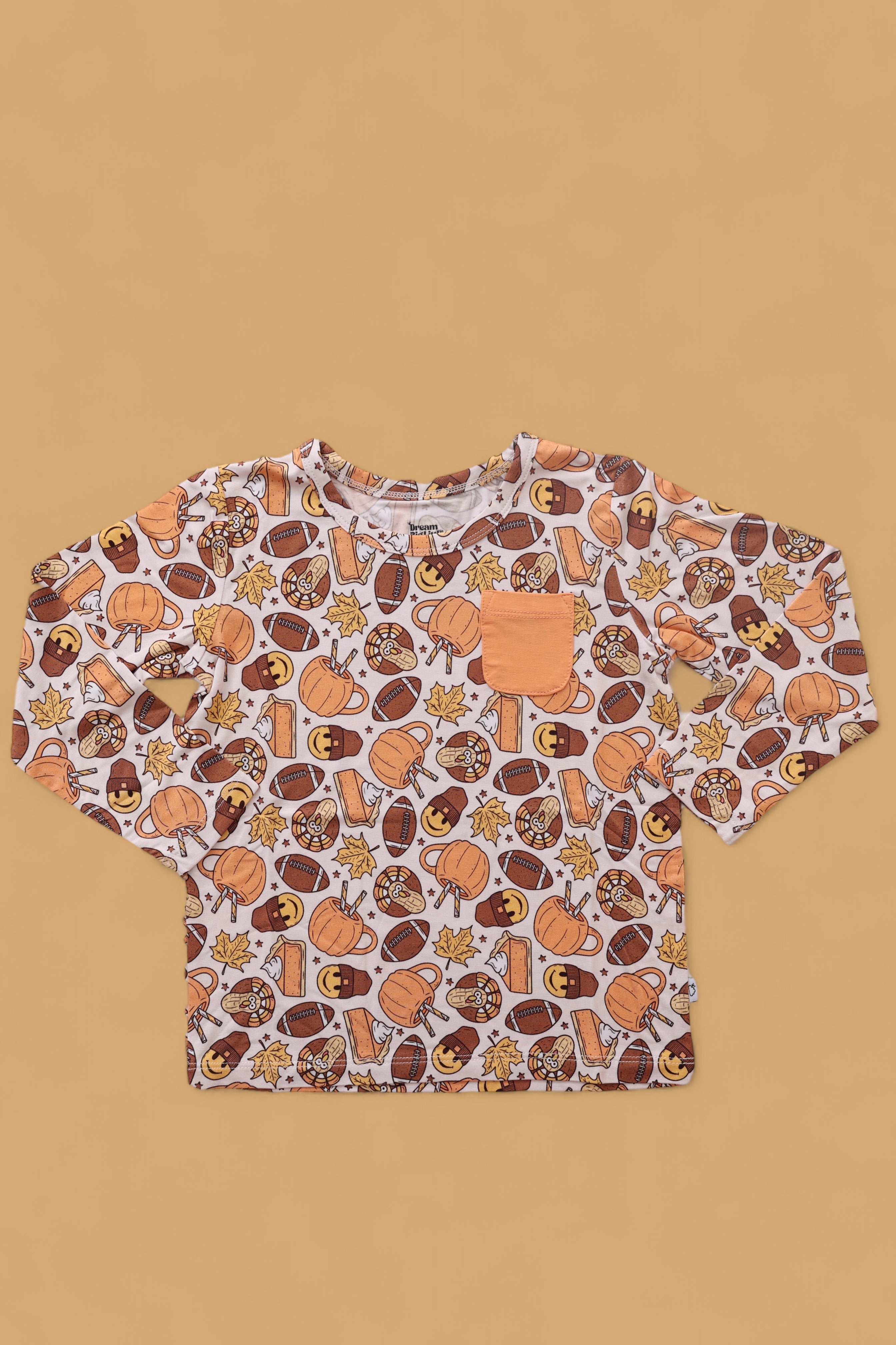 Turkey & Touchdowns Dream Pocket Tee