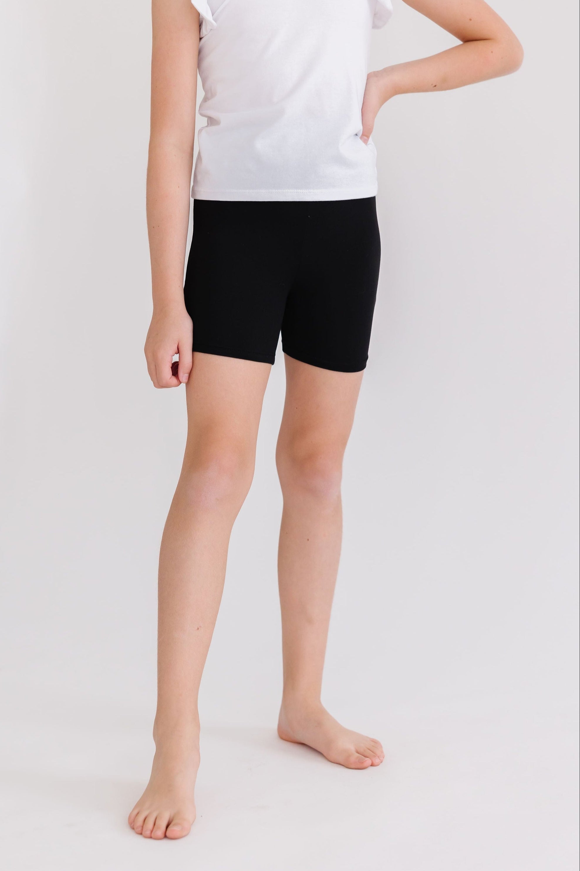 Black Twirl Shorts