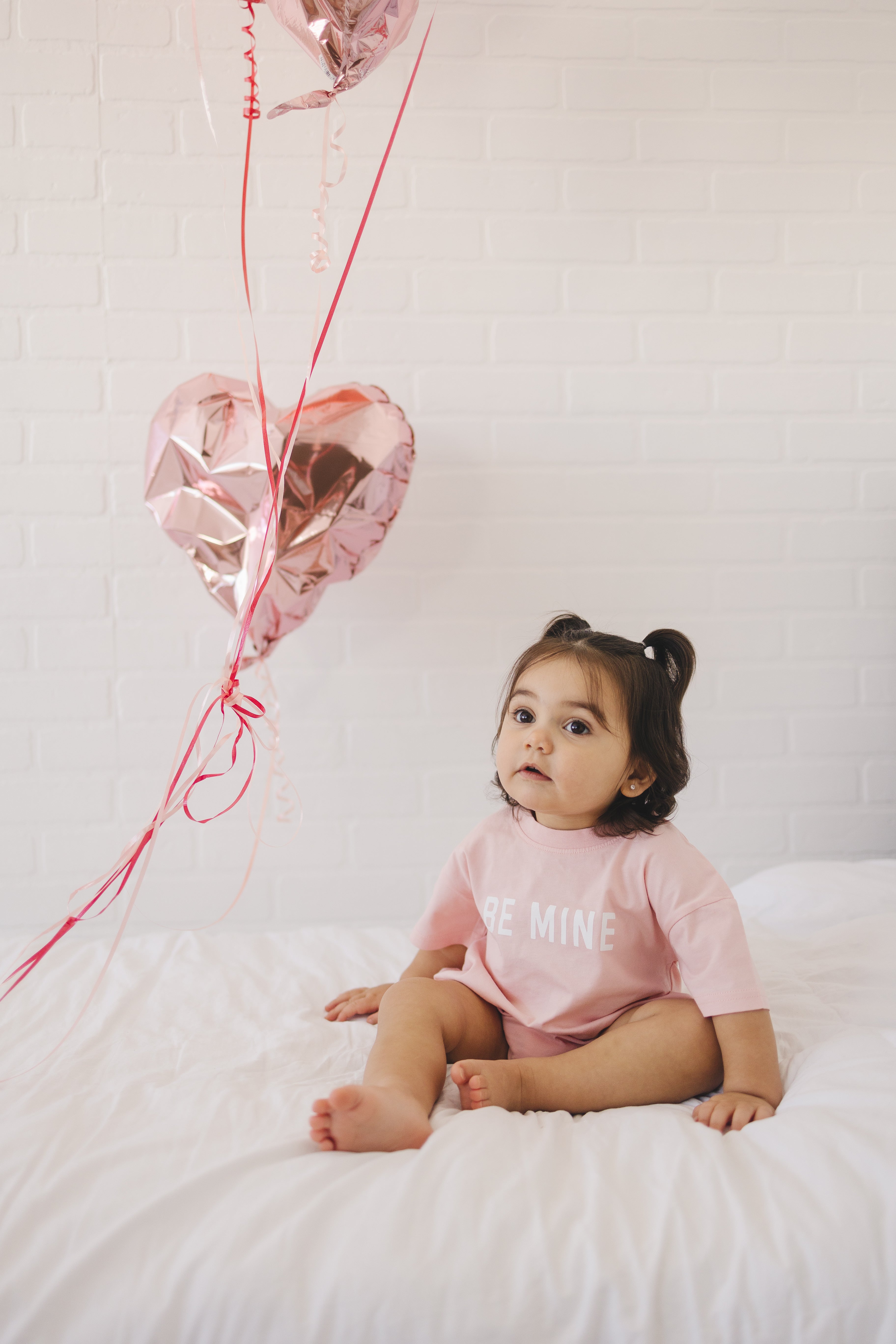 Be Mine Organic Cotton T-shirt Romper - More Colors