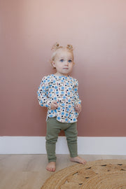 Long Sleeve Peplum | Wild Flower