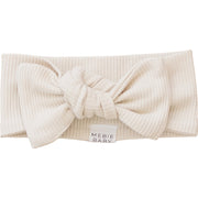 Vanilla Organic Cotton Ribbed Head Wrap