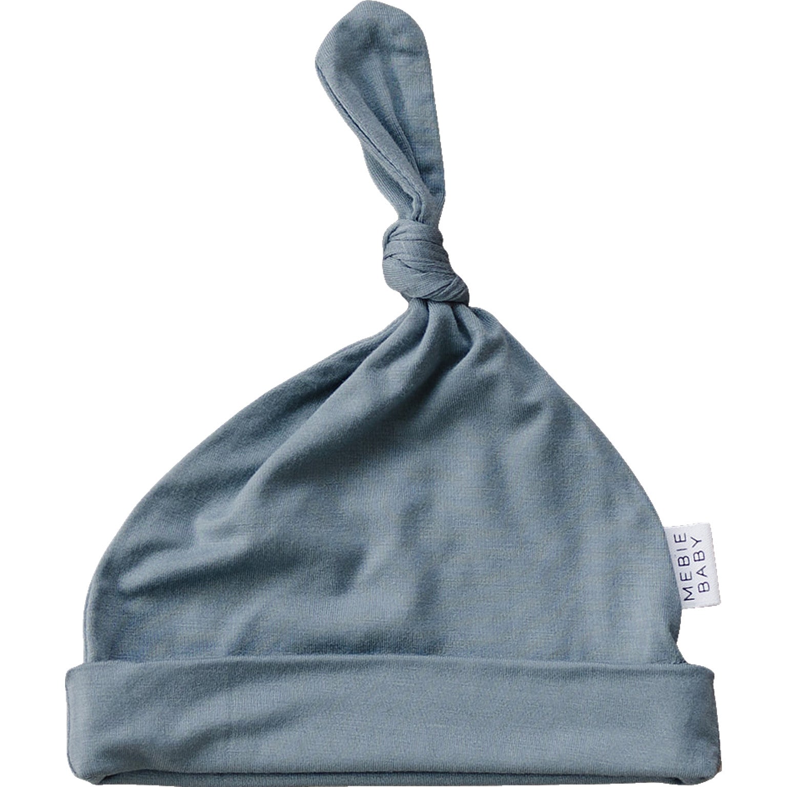 Dusty Blue Bamboo Newborn Knot Hat