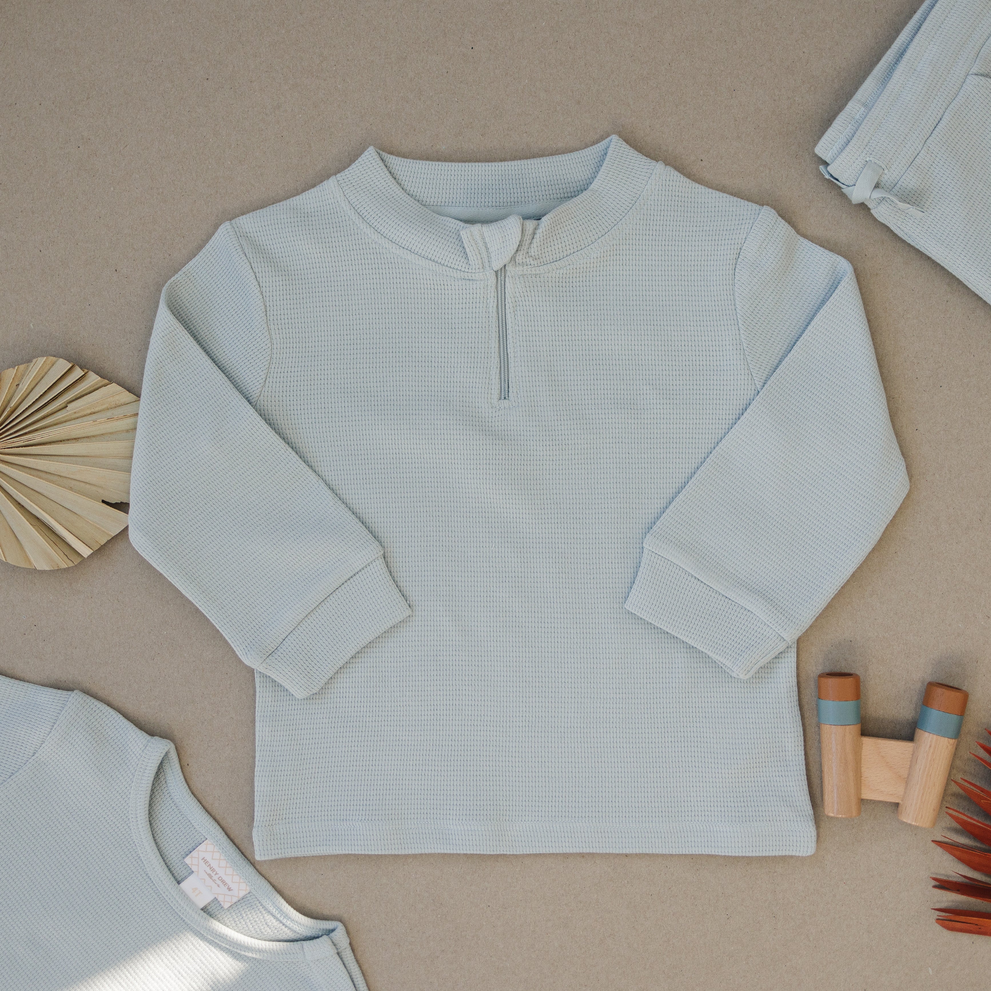 Quarter Zip | Seafoam Green