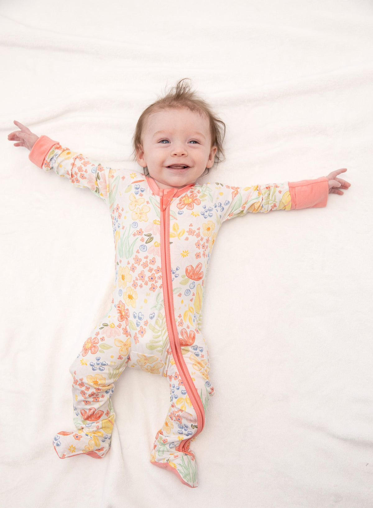 My First Flower Onesie/ With Footie
