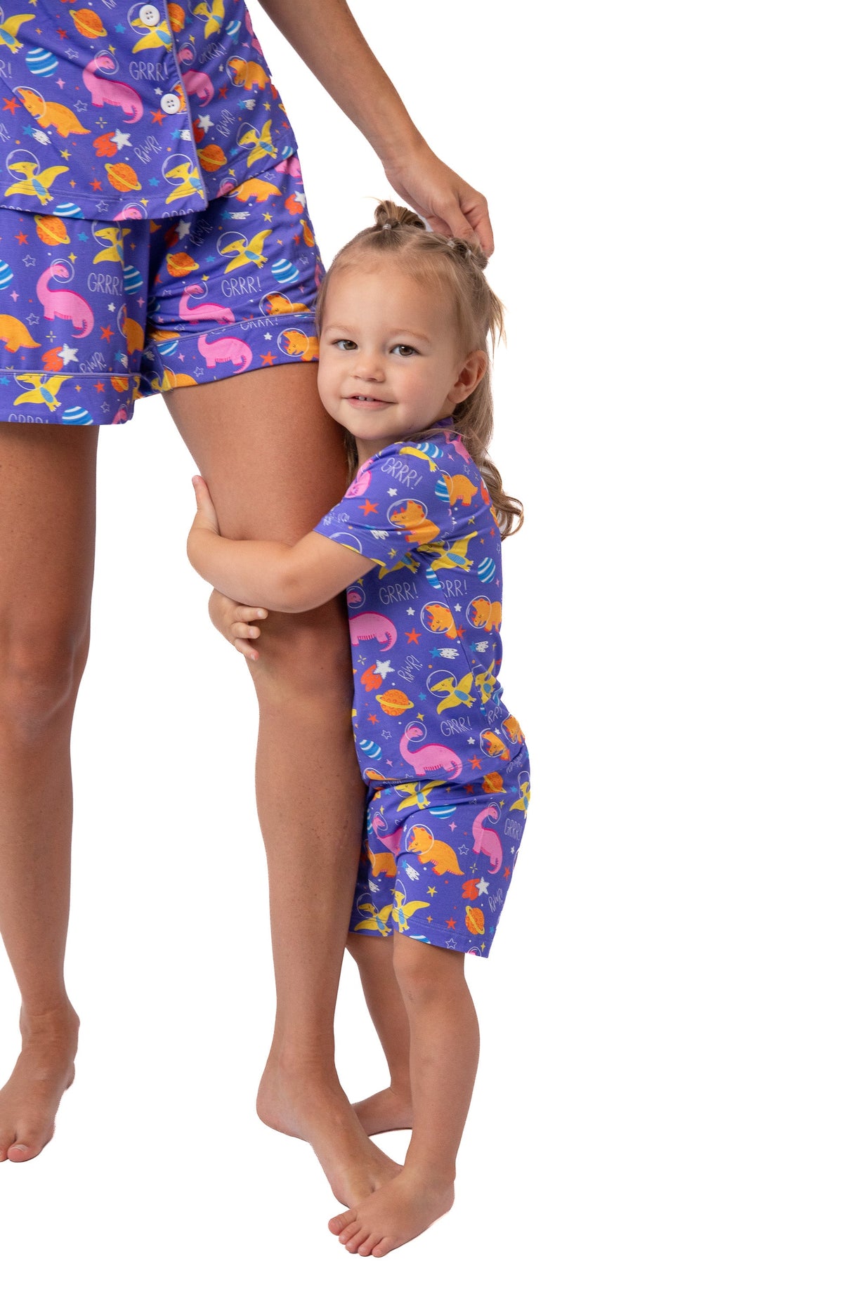 Girls’ Space Dinosaur Bamboo Baby Dress