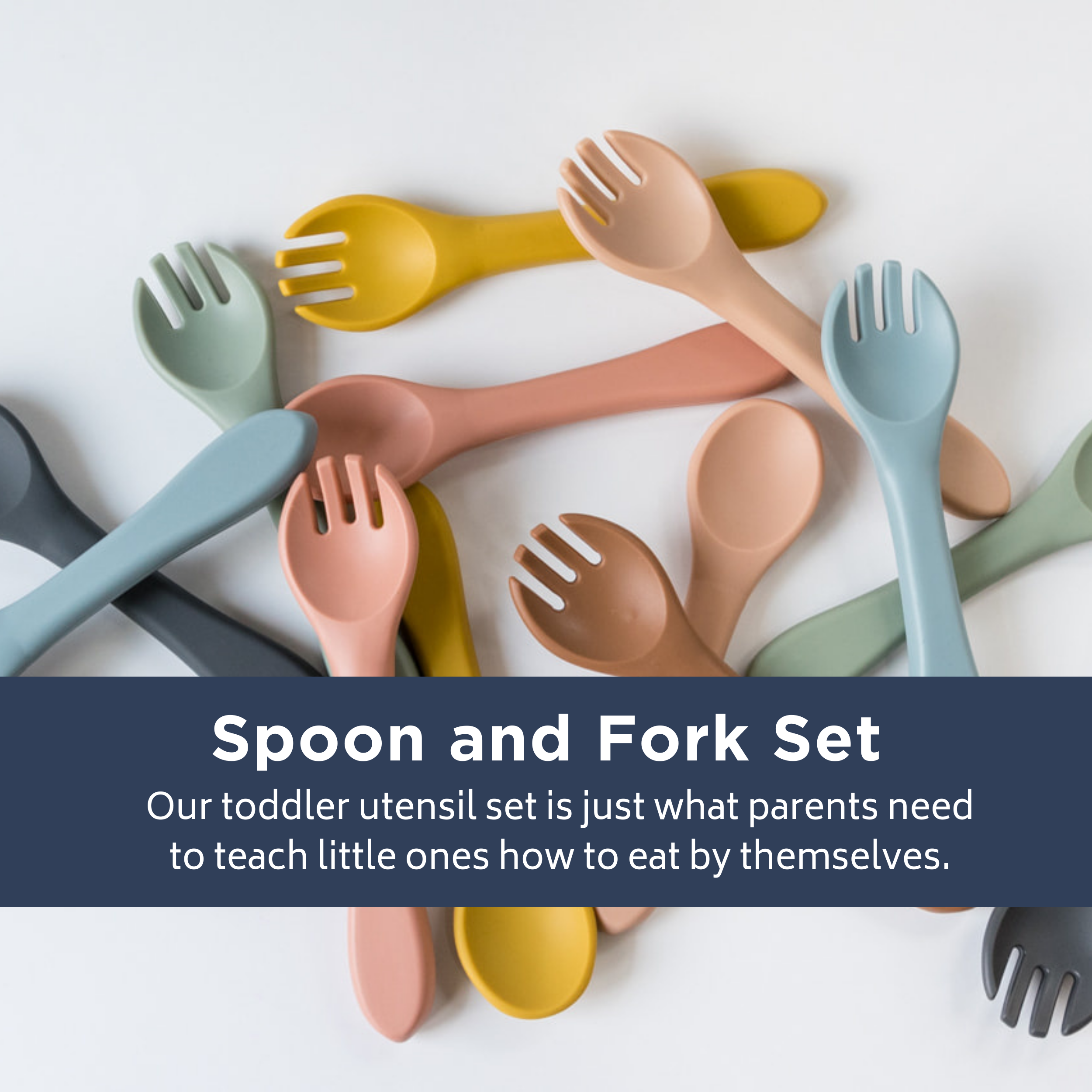 Charcoal Spoon And Fork Set