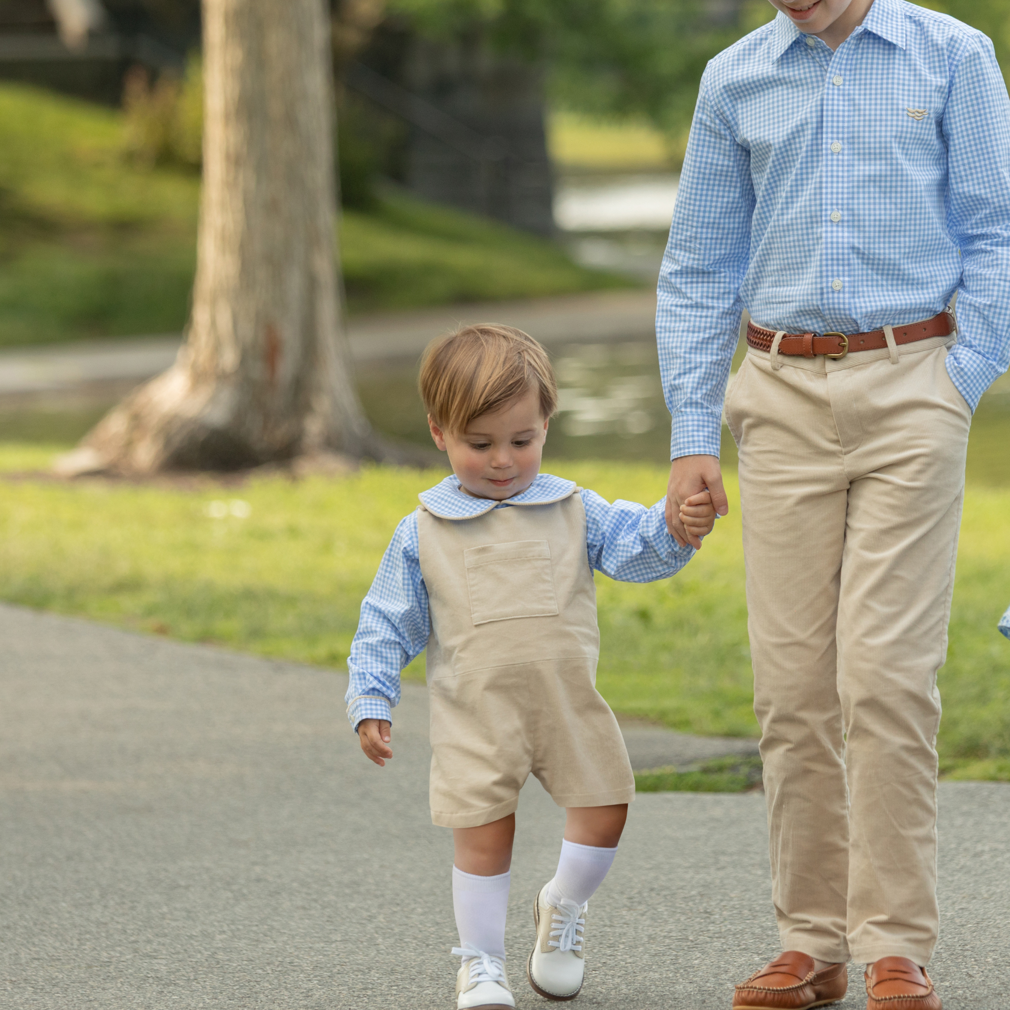 Oliver Overalls In King's Way Khaki Corduroy