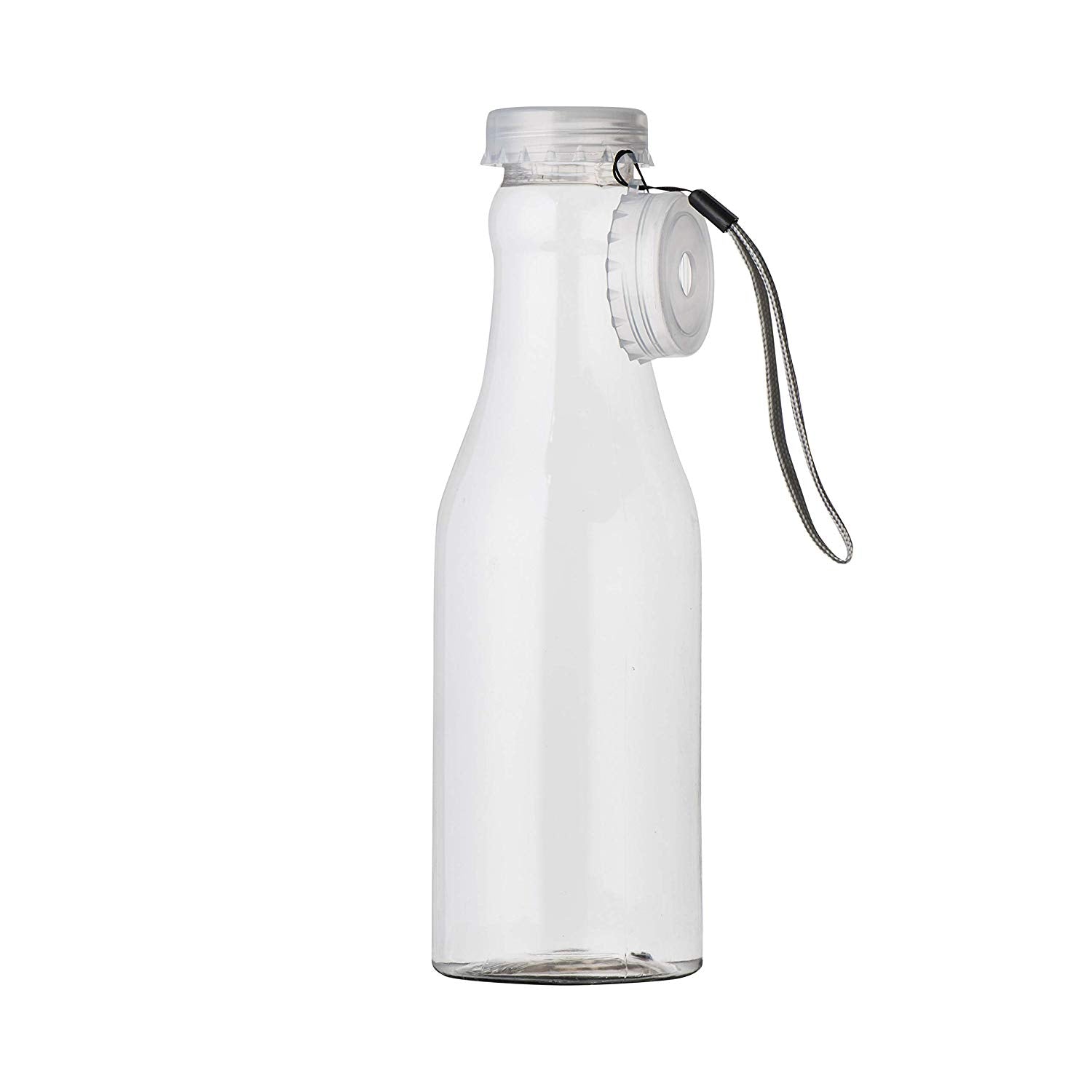 Clear Plastic Bottle With Straw 22 Oz 12 Pack