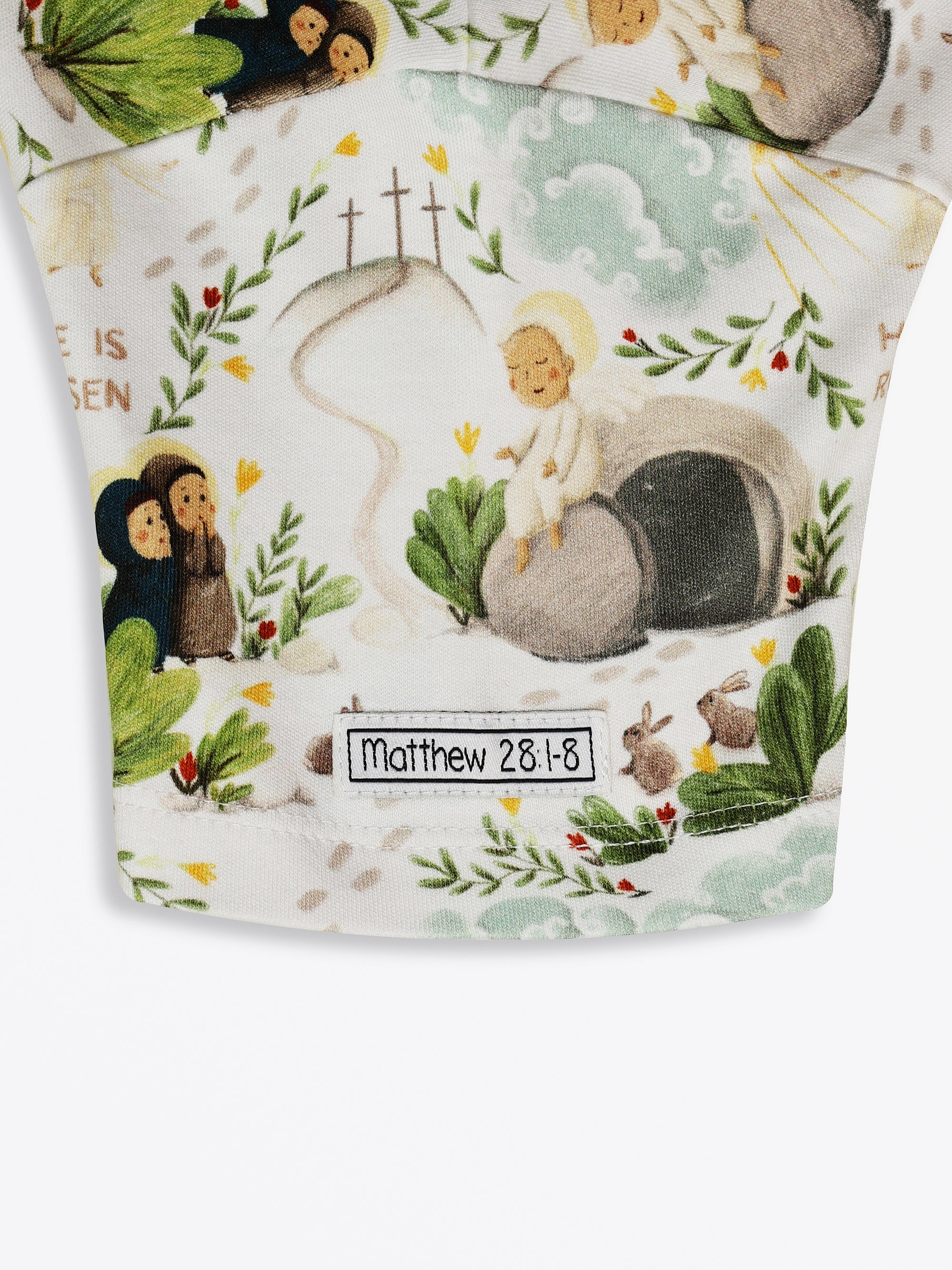 He Is Risen Pj Shorts Set Cotton