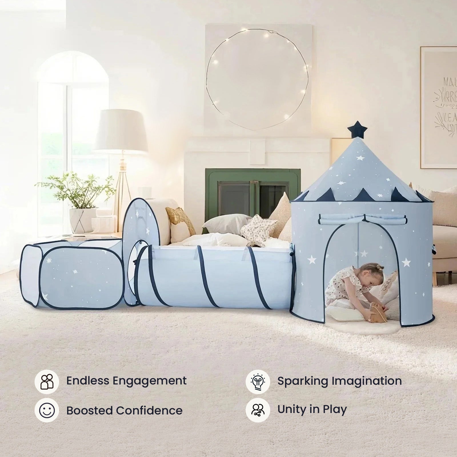 ® Compact Adventure 3-in-1 Play Tunnel With No Balls