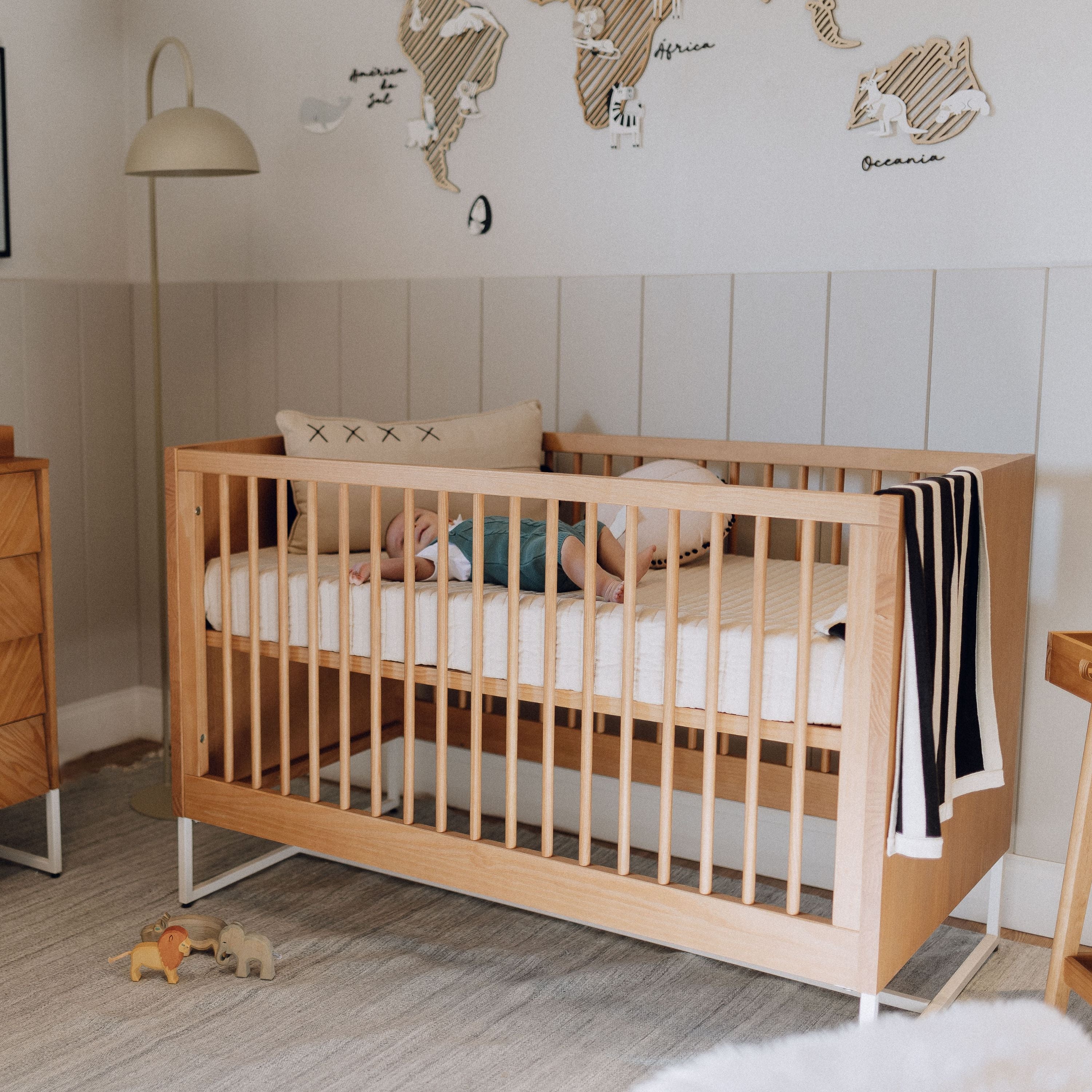 Boho Noah Convertible Crib In Hazelnut -